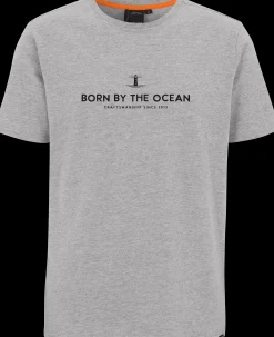 Sale Born By The Ocean Printed Men's T-Shirt Herre T-Skjorter Og Pikéer