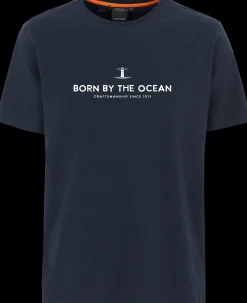 Sale Born By The Ocean Printed Men's T-Shirt Herre T-Skjorter Og Pikéer