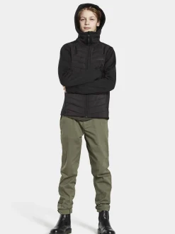Outlet Halden Boy's Full-Zip Ungdom Hybrid Jakker