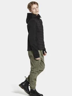 Outlet Halden Boy's Full-Zip Ungdom Hybrid Jakker