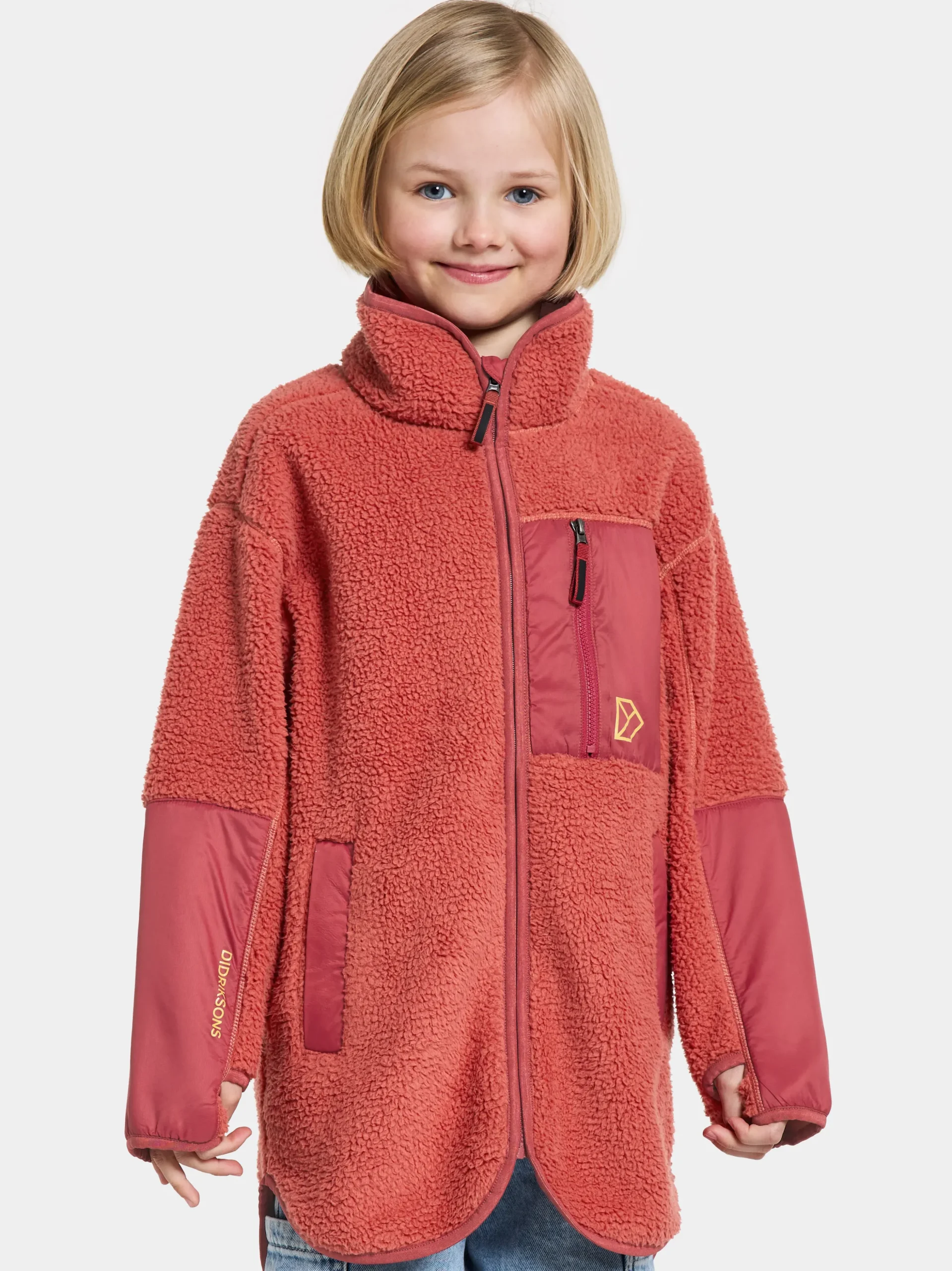 Clearance Marmor Kids' Full-Zip Long Barn Fleecegensere & Mellomlag