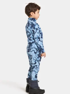 New Monte Kids' Full-Zip Printed Barn Fleecegensere & Mellomlag