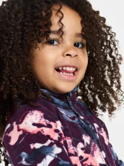 Sale Monte Kids' Full-Zip Printed Barn Fleecegensere & Mellomlag