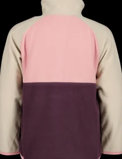 New Monte Kids' Half Button Barn Fleecegensere & Mellomlag