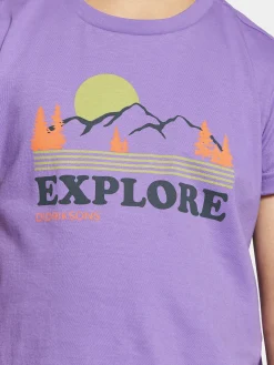 Fashion Mynta Kids' Logo T-Shirt Explore Bigger Barn Gensere & T-Skjorter