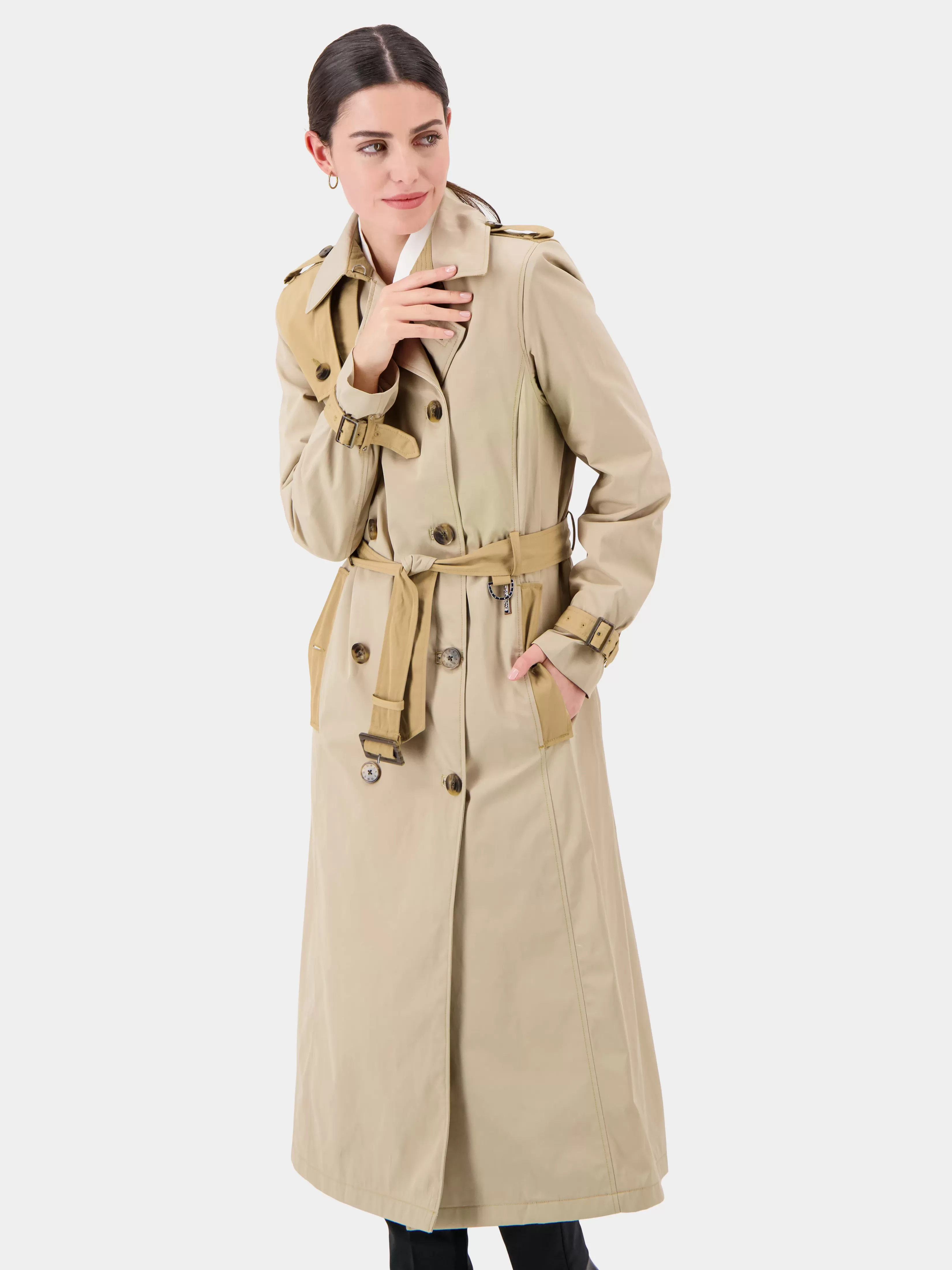 Didriksons Alvina Coat Long>Dame Trenchcoats