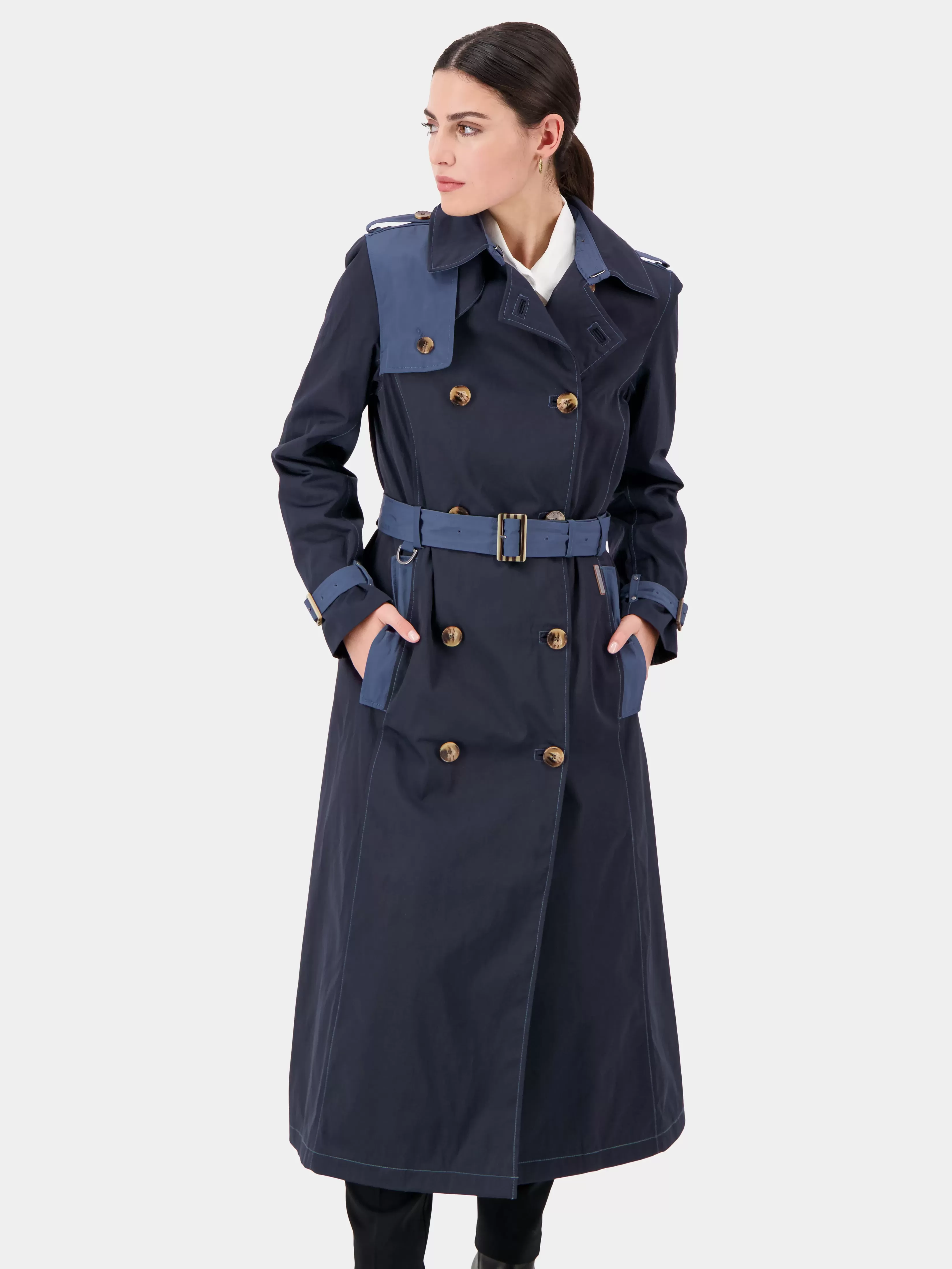 Didriksons Alvina Coat Long>Dame Trenchcoats