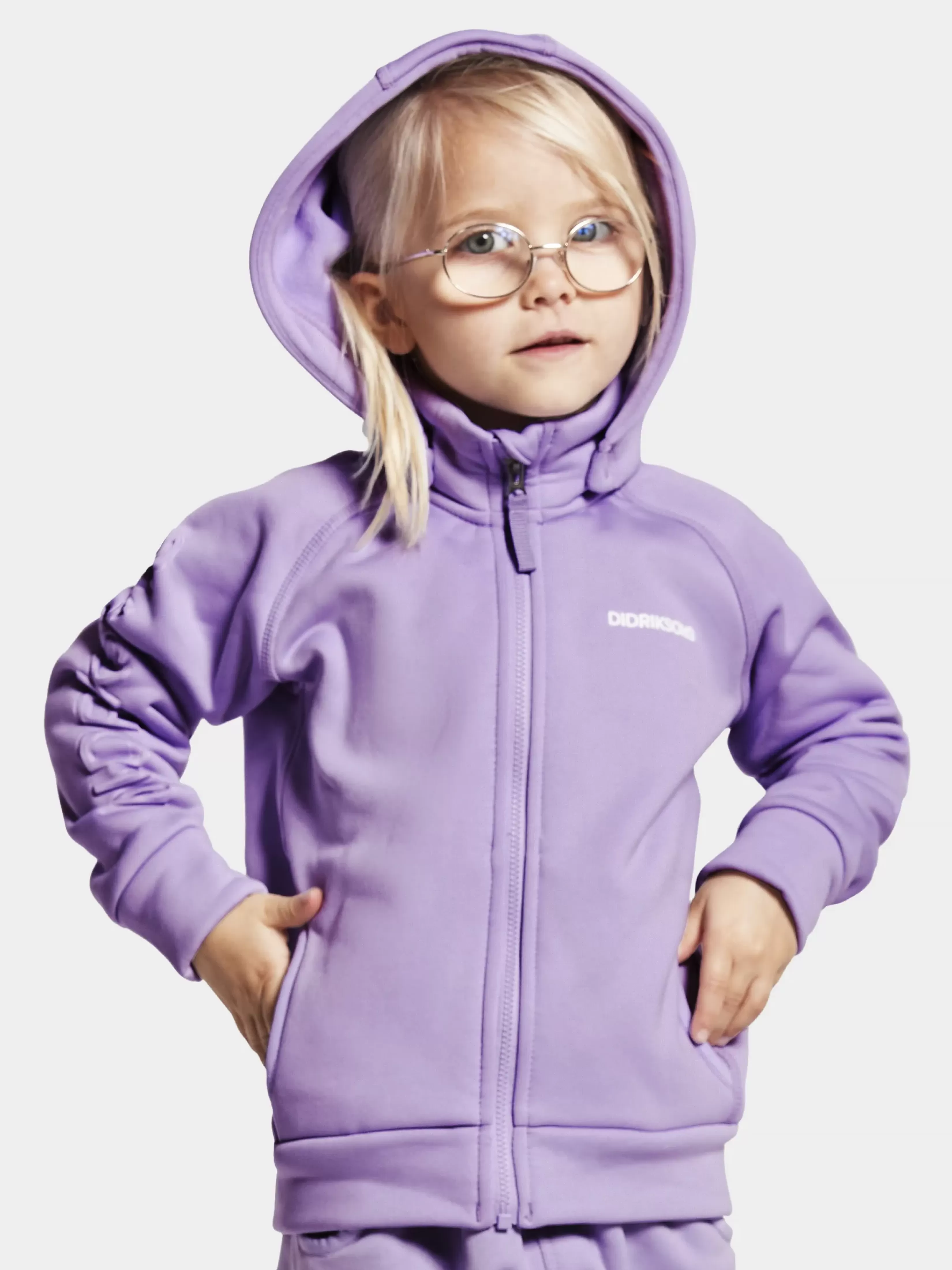 Didriksons Corin Kids' Full-Zip>Barn Softshell-Jakker