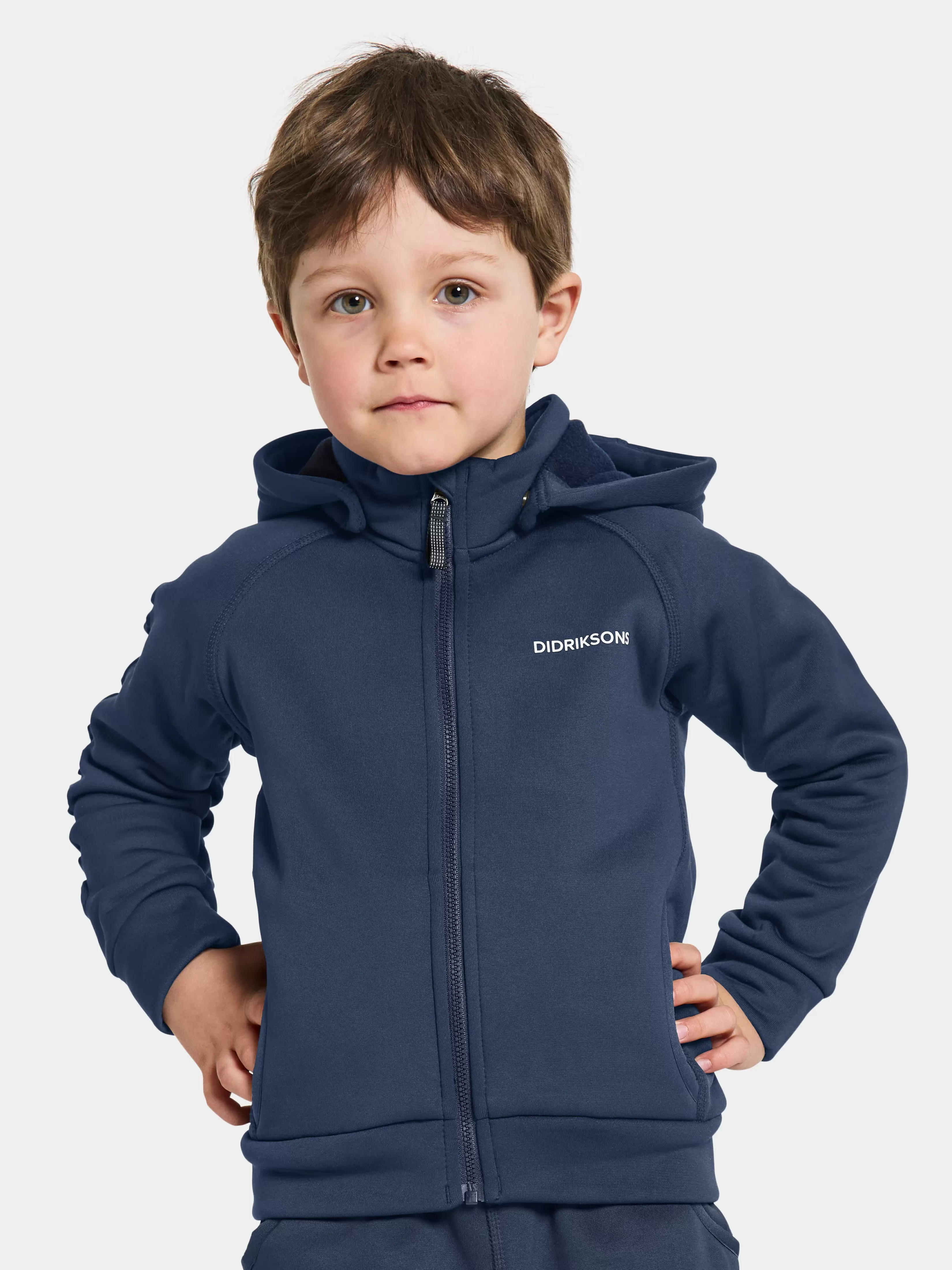 Didriksons Corin Kids' Full-Zip>Barn Softshell-Jakker