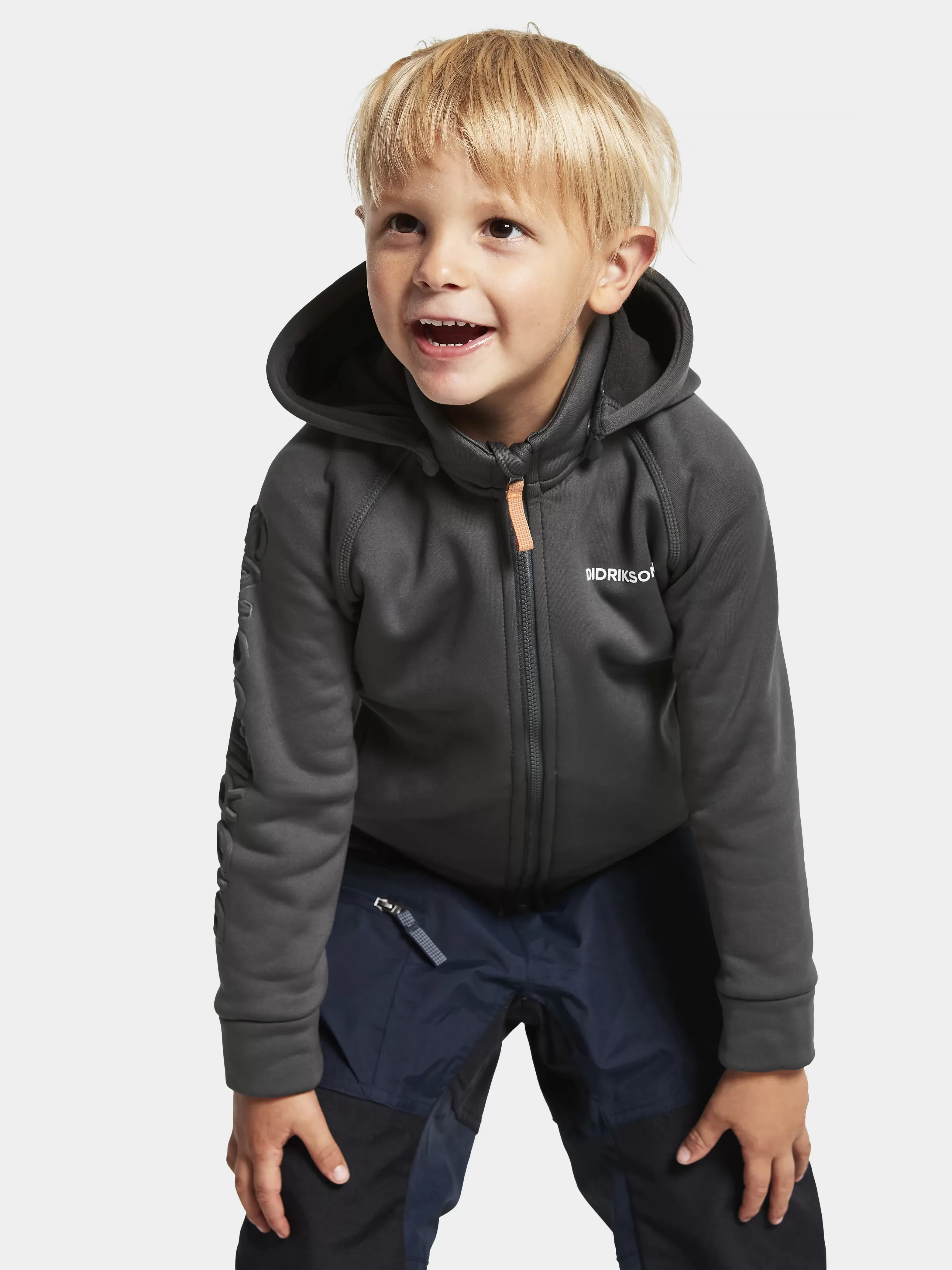 Didriksons Corin Kids' Full-Zip>Barn Softshell-Jakker