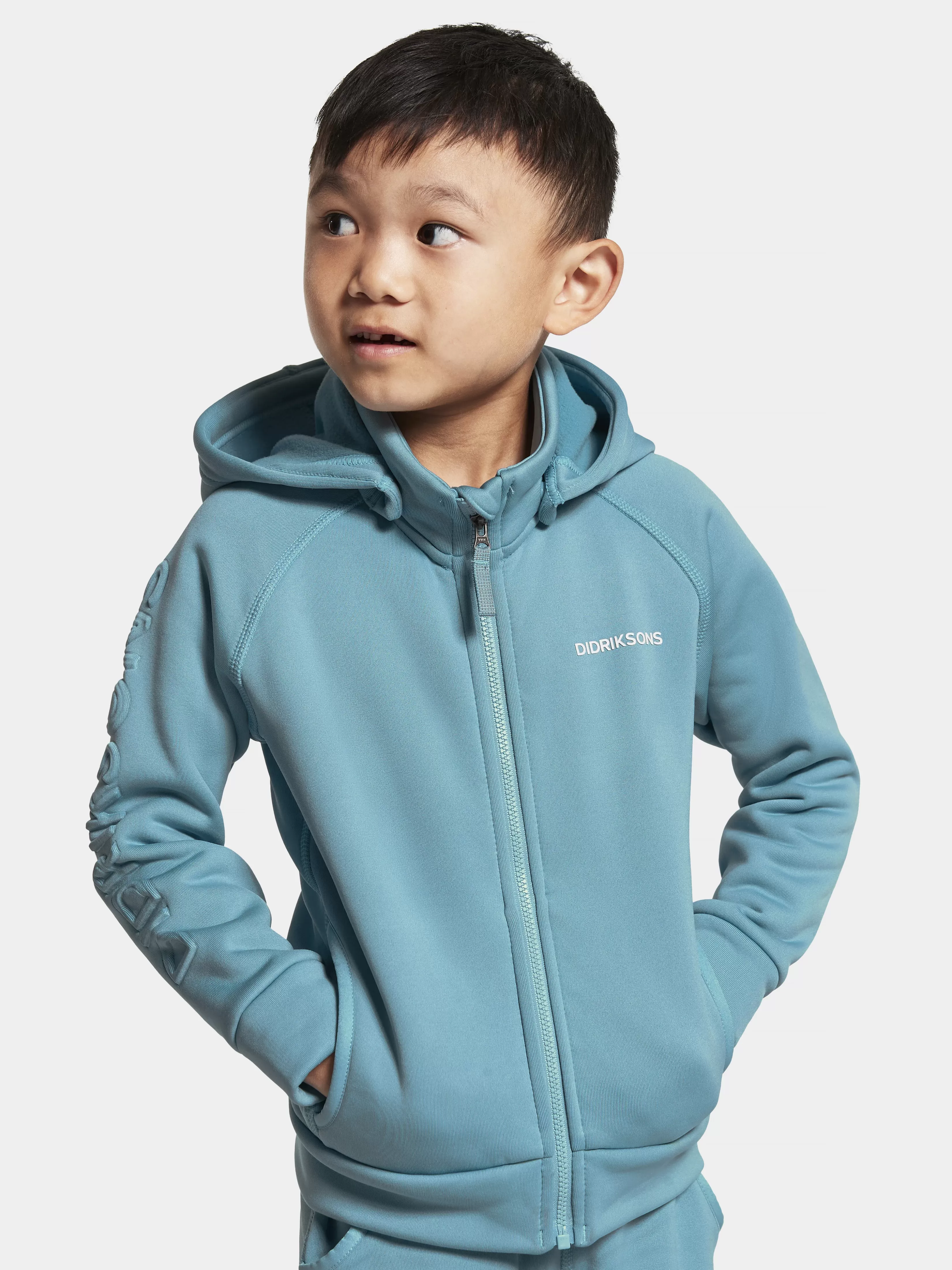 Didriksons Corin Kids' Full-Zip>Barn Softshell-Jakker