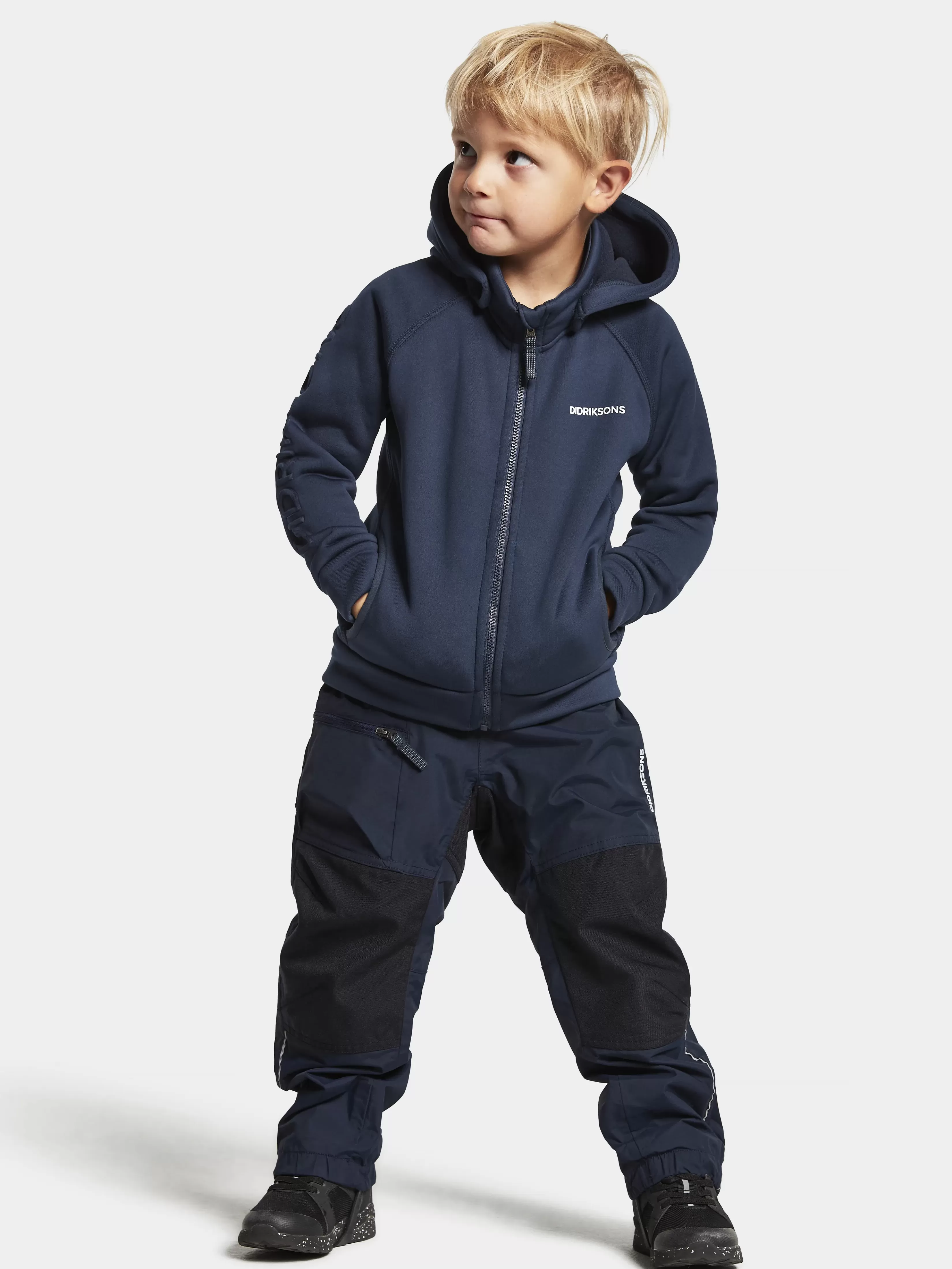 Didriksons Corin Kids' Full-Zip>Barn Softshell-Jakker