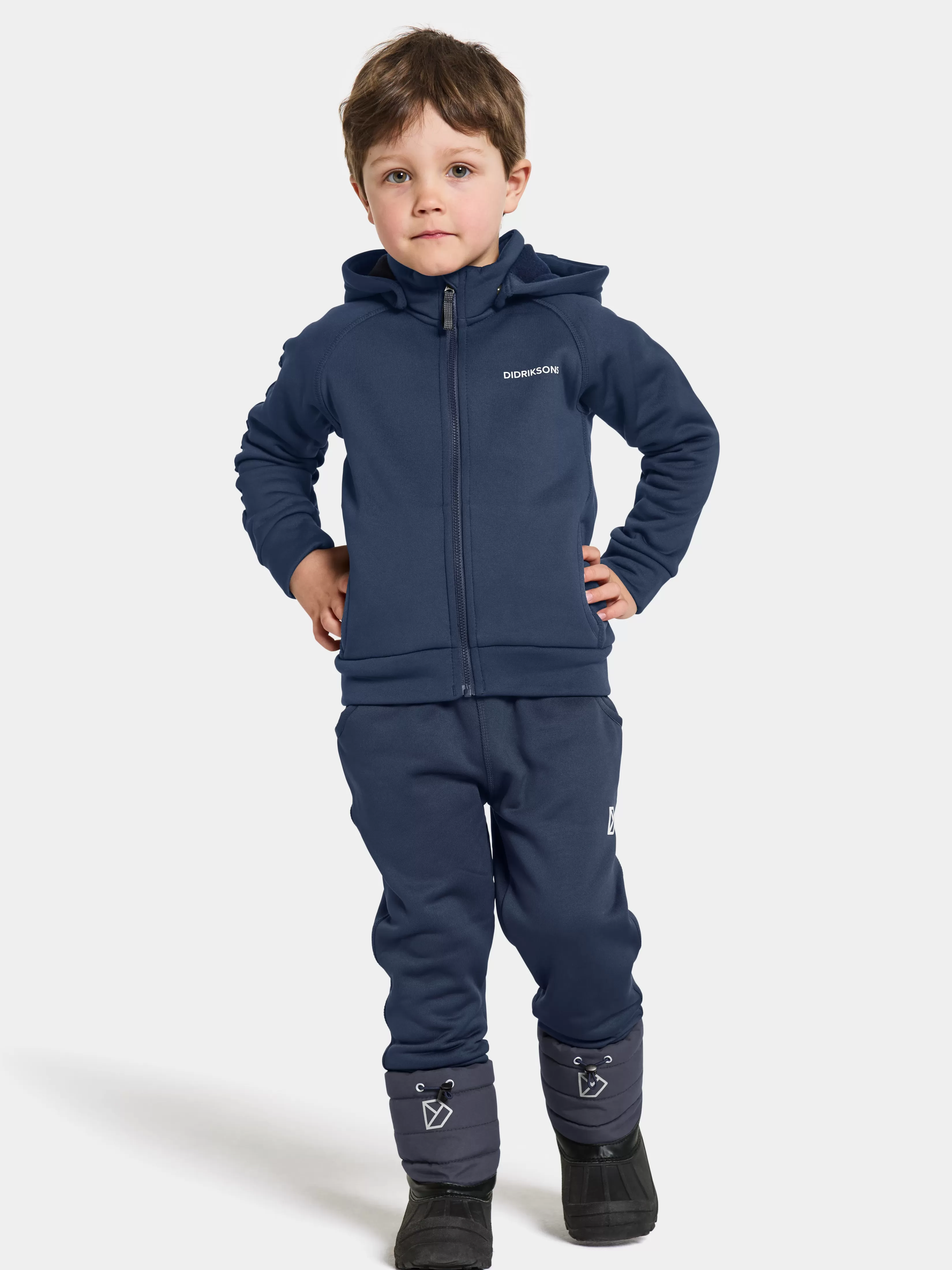 Didriksons Corin Kids' Full-Zip>Barn Softshell-Jakker