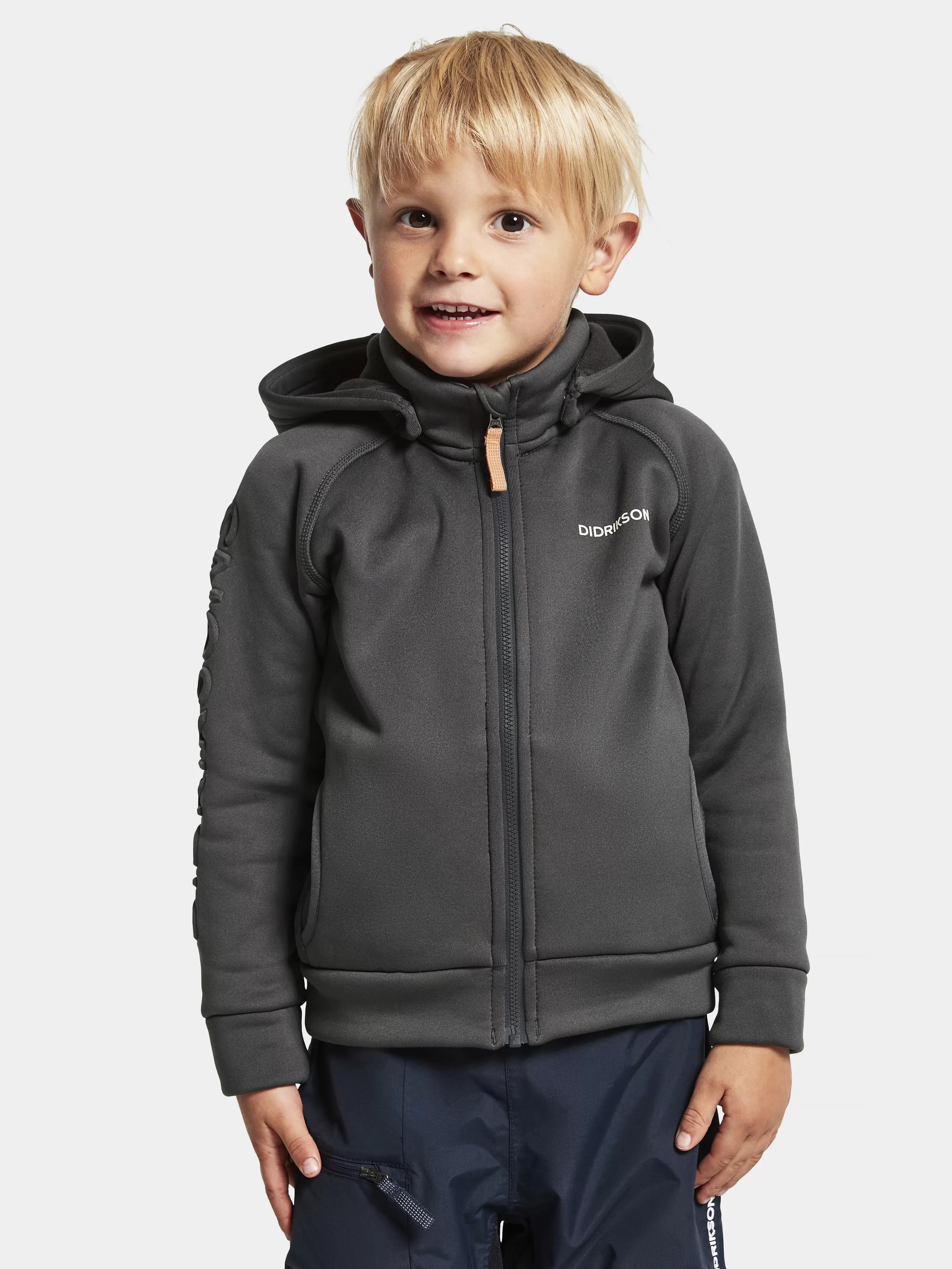 Didriksons Corin Kids' Full-Zip>Barn Softshell-Jakker