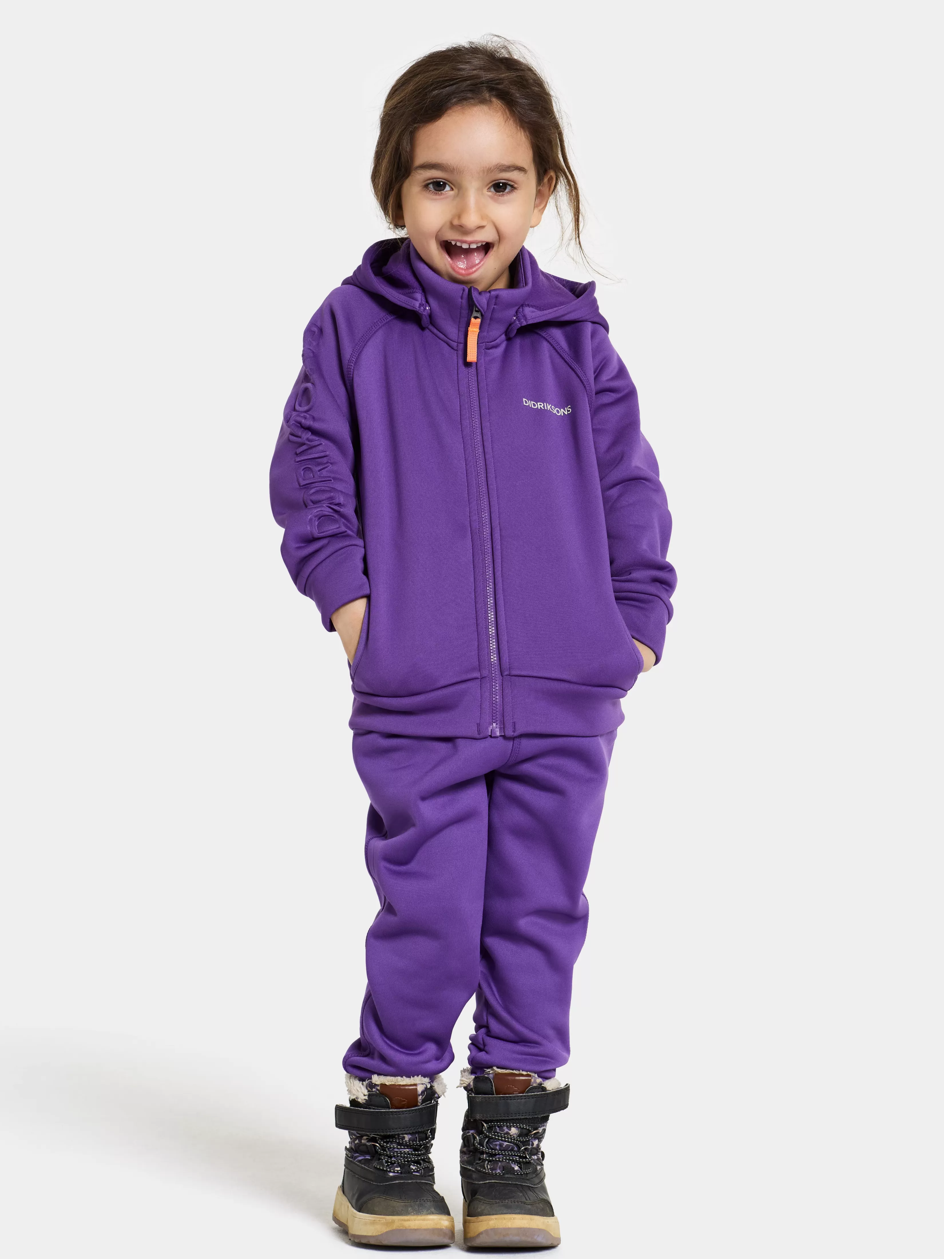 Didriksons Corin Kids' Full-Zip>Barn Softshell-Jakker