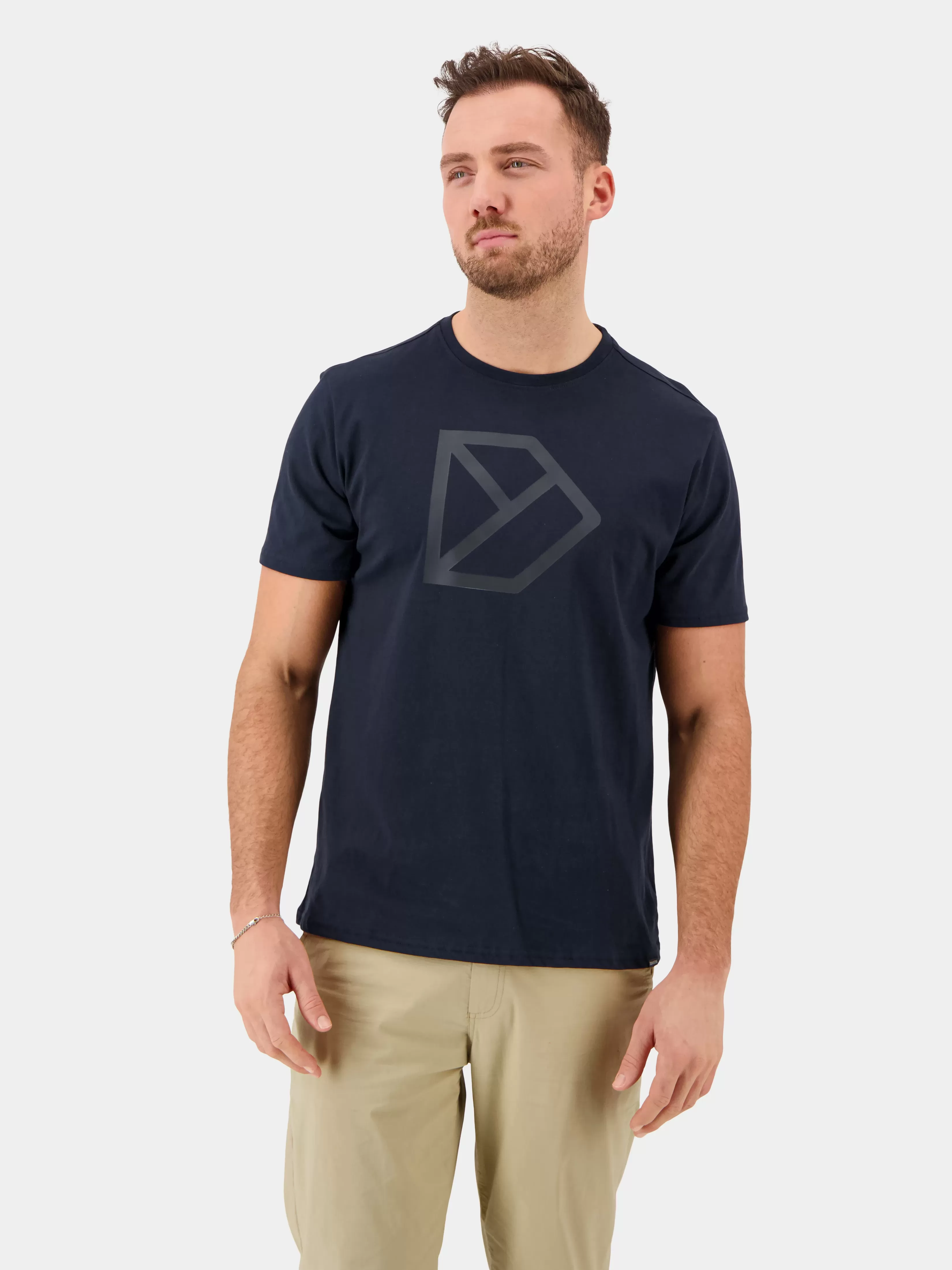 Didriksons D-Logo Printed Men's T-Shirt>Herre T-Skjorter Og Pikéer