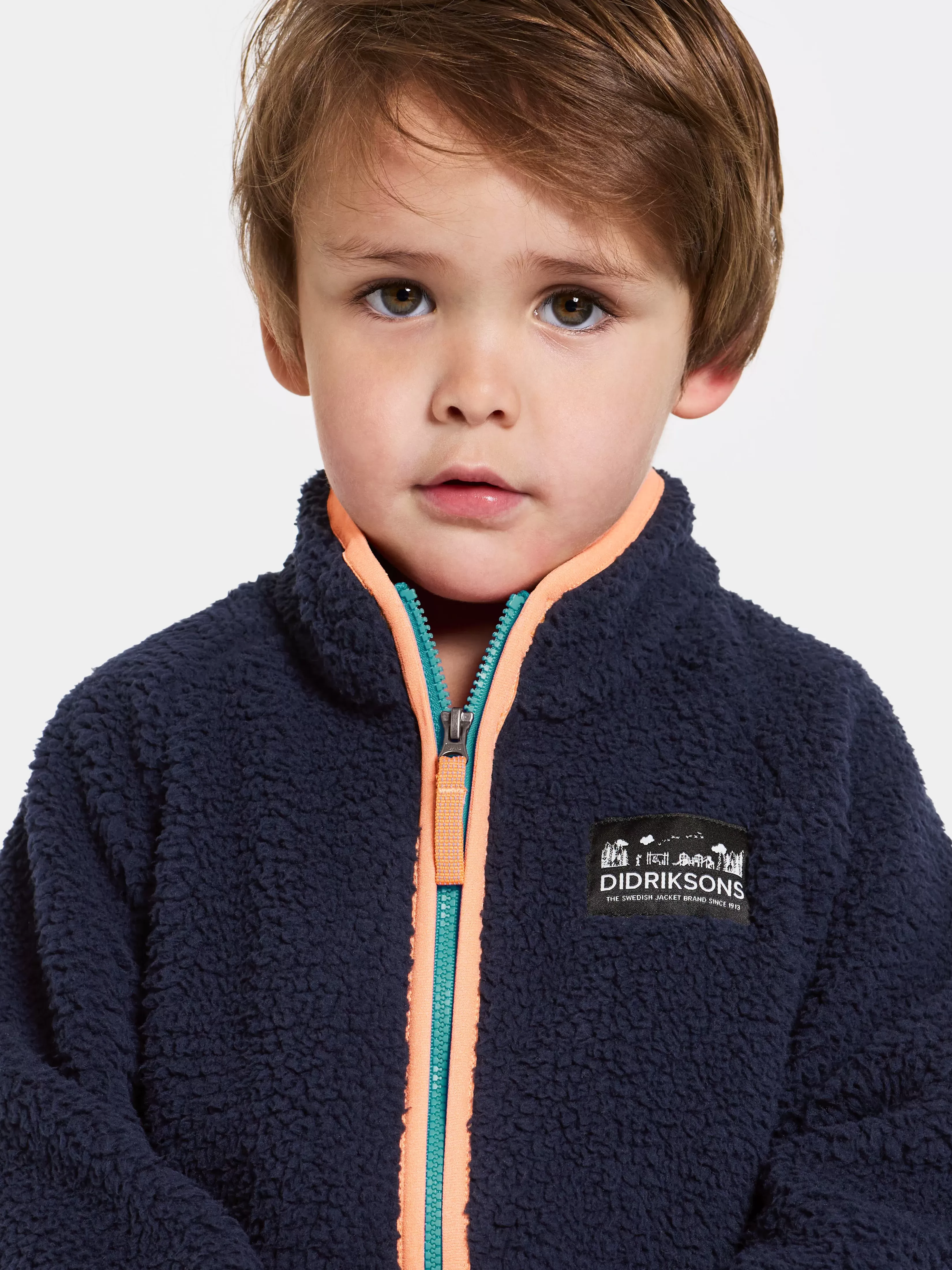 Didriksons Gibbs Kids' Full-Zip>Barn Fleecegensere & Mellomlag