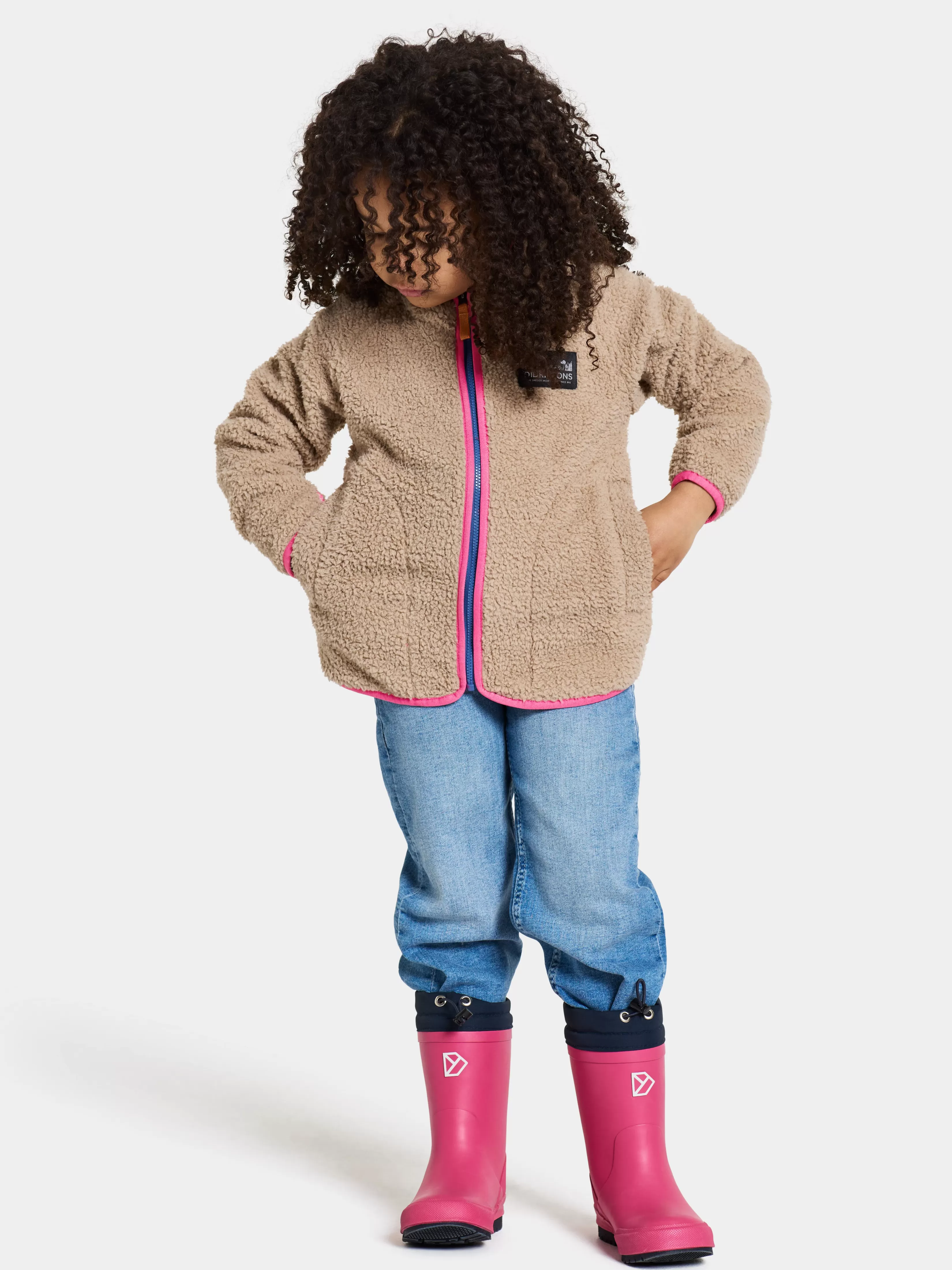 Didriksons Gibbs Kids' Full-Zip>Barn Fleecegensere & Mellomlag