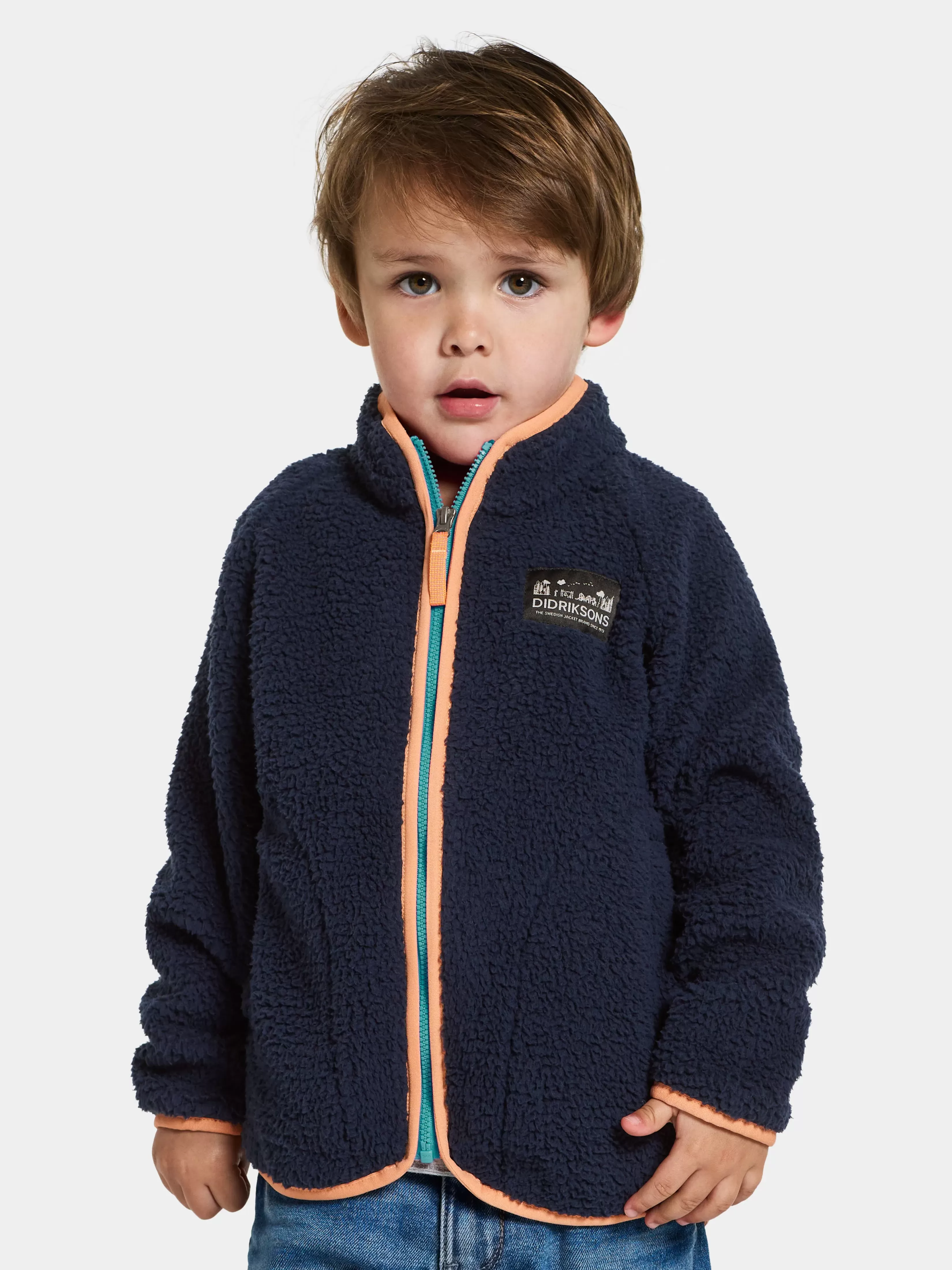 Didriksons Gibbs Kids' Full-Zip>Barn Fleecegensere & Mellomlag