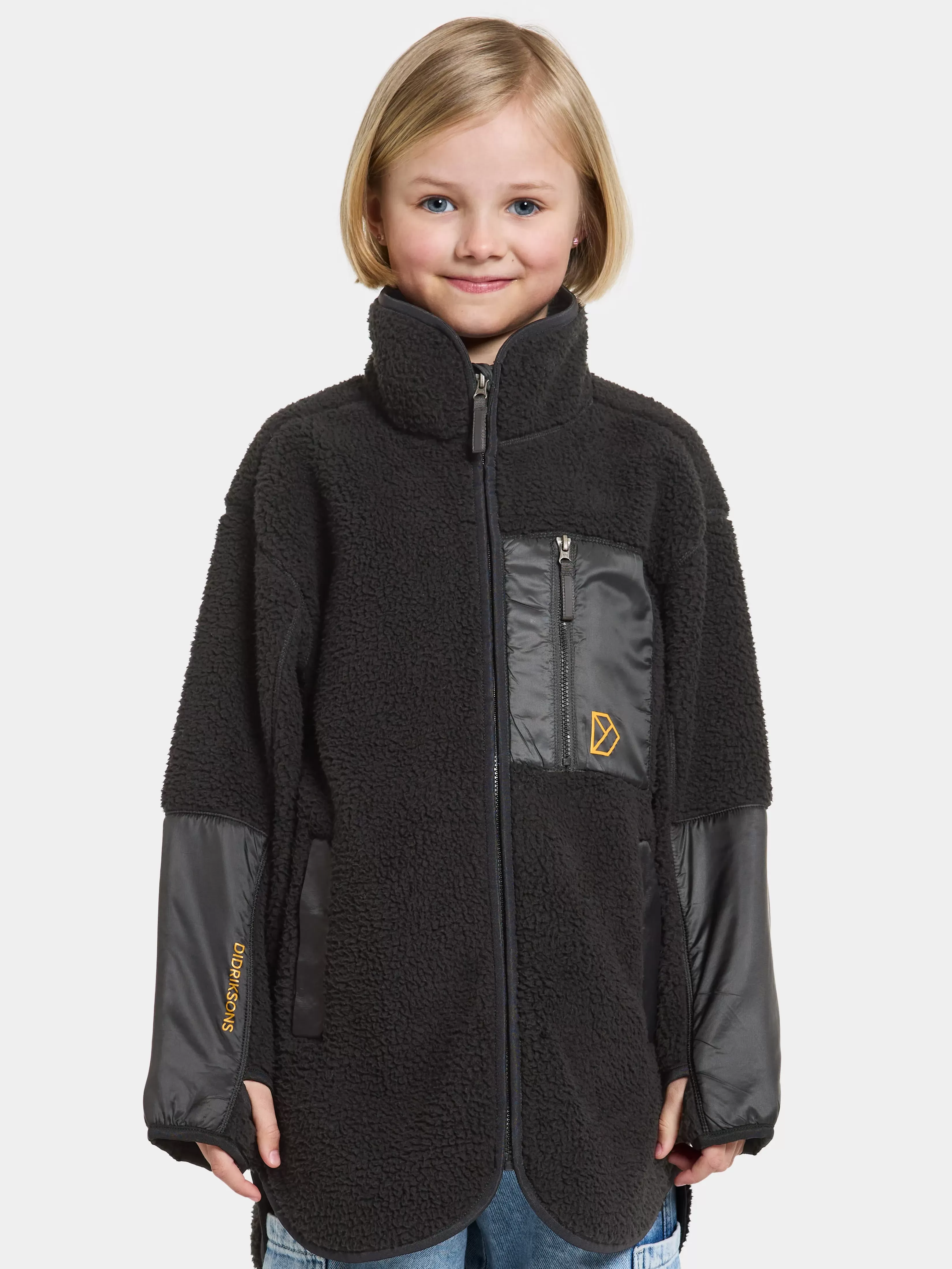 Didriksons Marmor Kids' Full-Zip Long>Barn Fleecegensere & Mellomlag