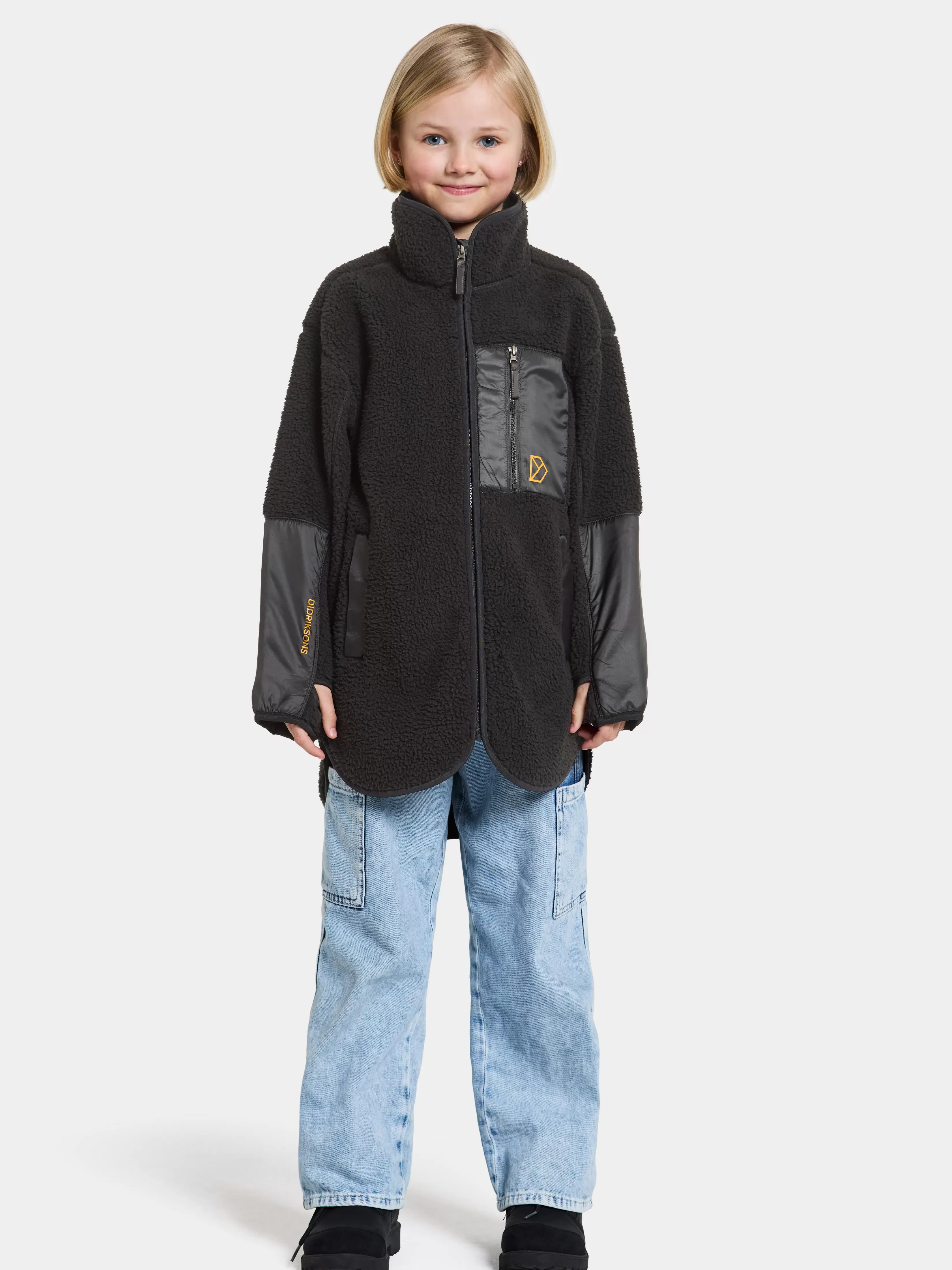 Didriksons Marmor Kids' Full-Zip Long>Barn Fleecegensere & Mellomlag