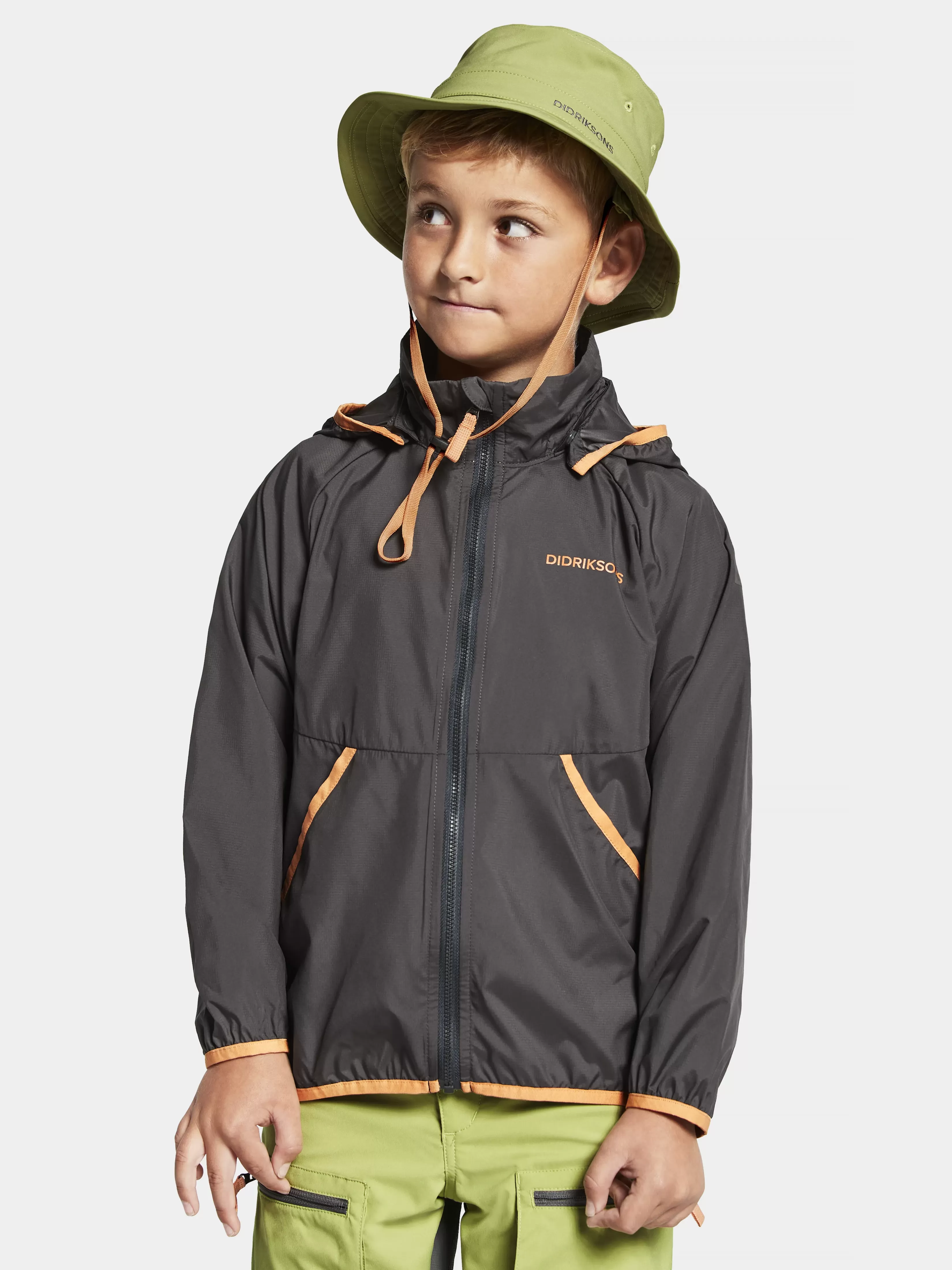 Didriksons Maskros Kids' Packable Jacket>Barn Varjakker