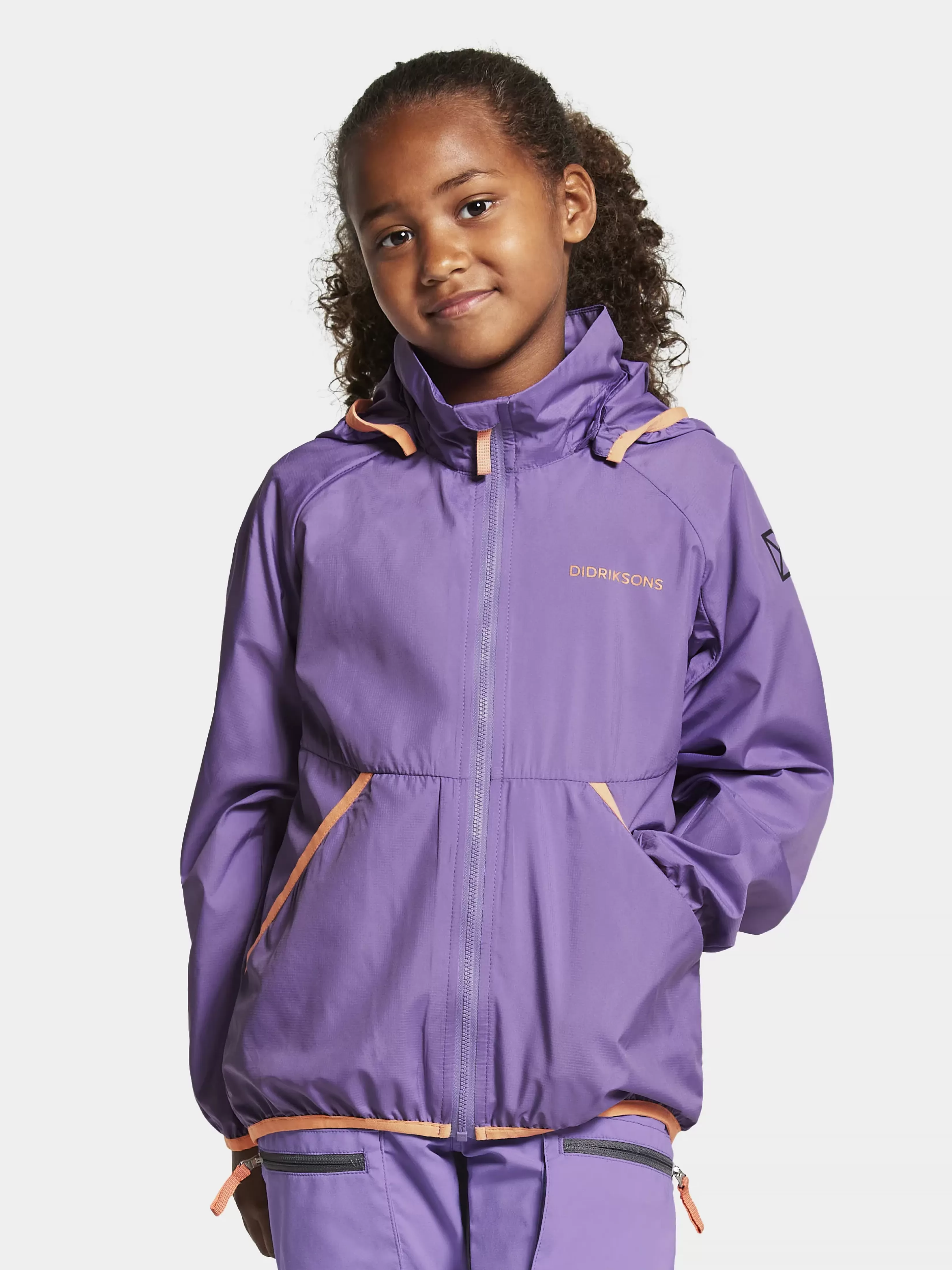 Didriksons Maskros Kids' Packable Jacket>Barn Varjakker