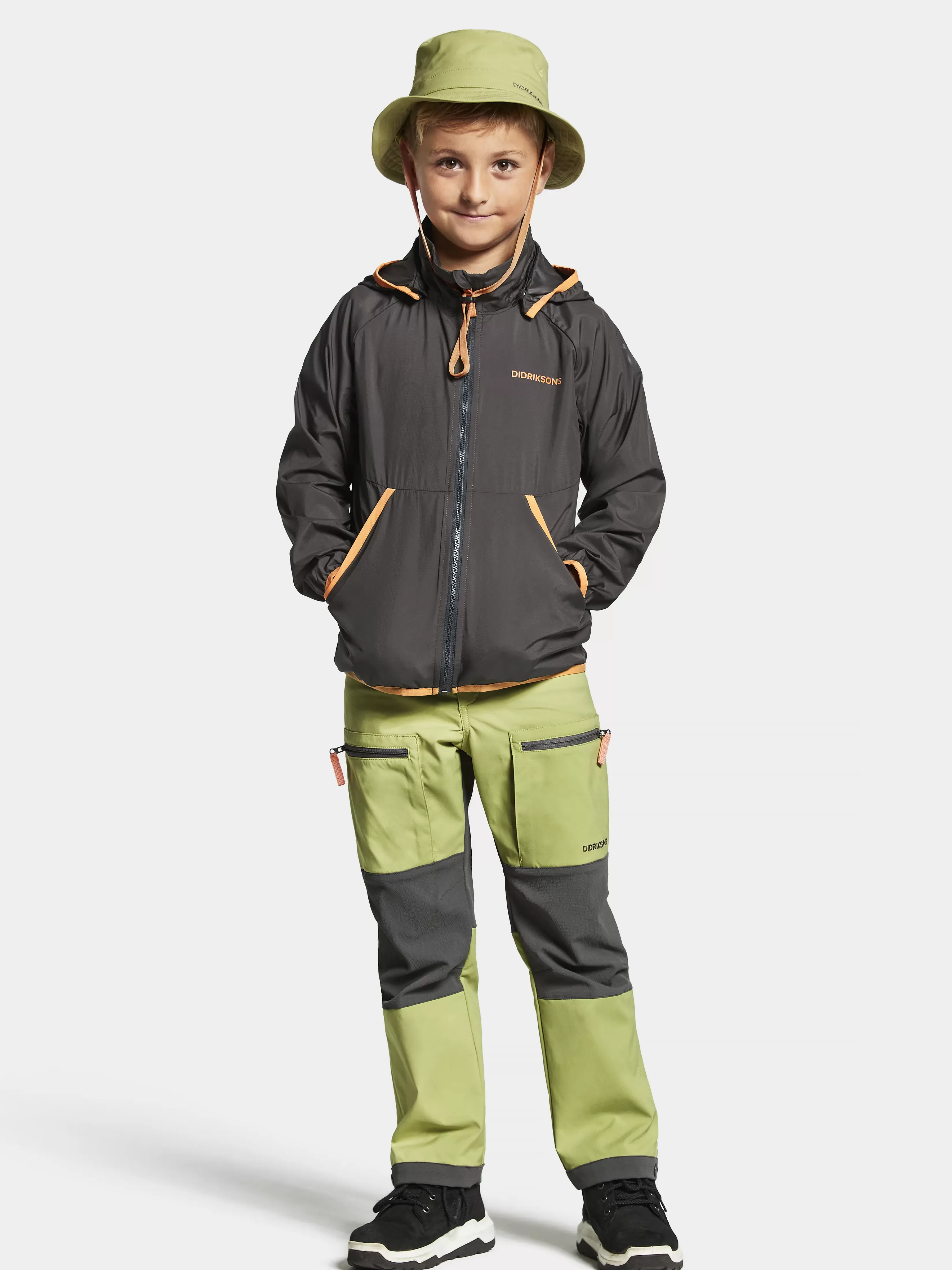 Didriksons Maskros Kids' Packable Jacket>Barn Varjakker