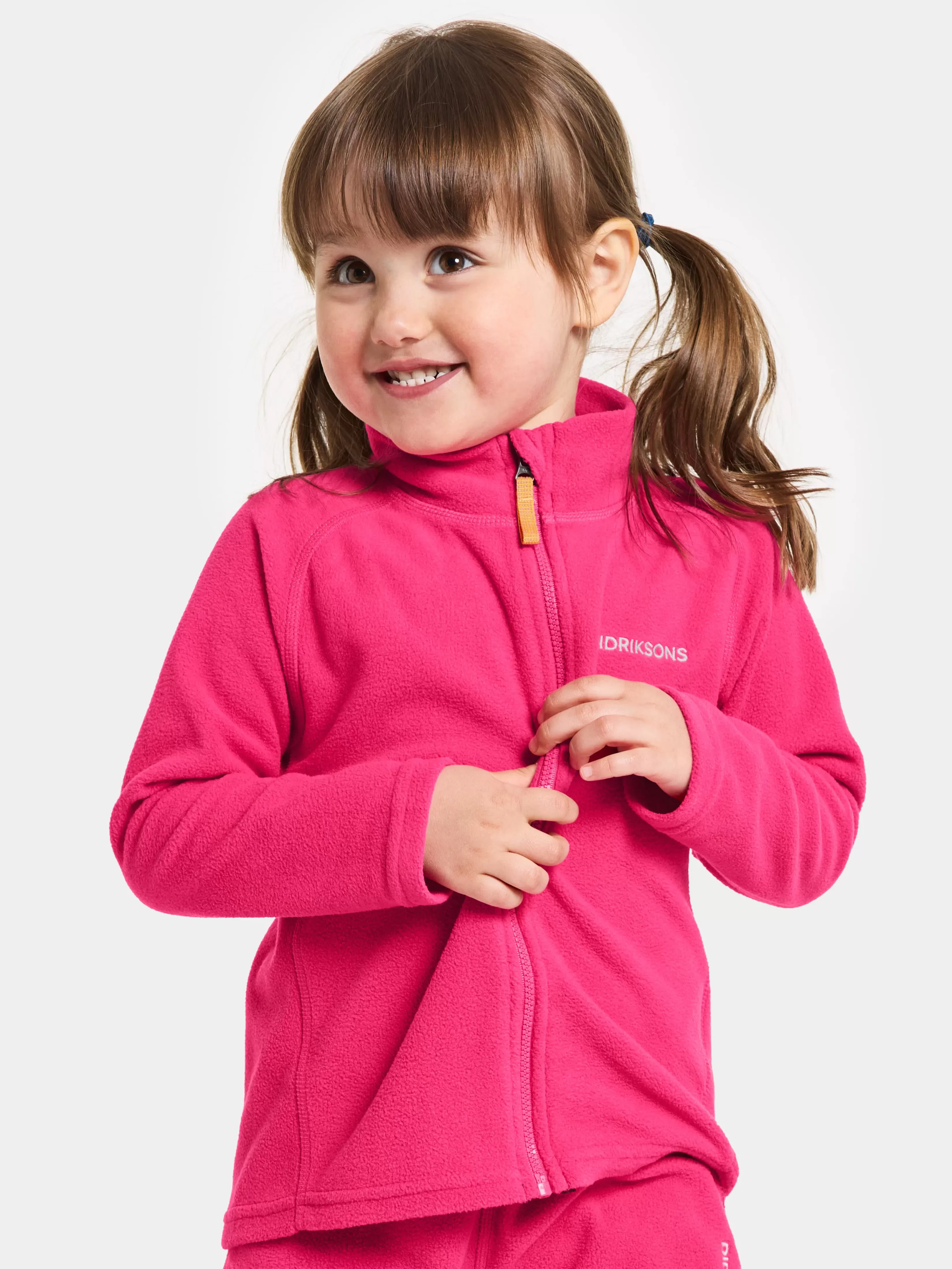 Didriksons Monte Kids' Full-Zip>Barn Fleecegensere & Mellomlag