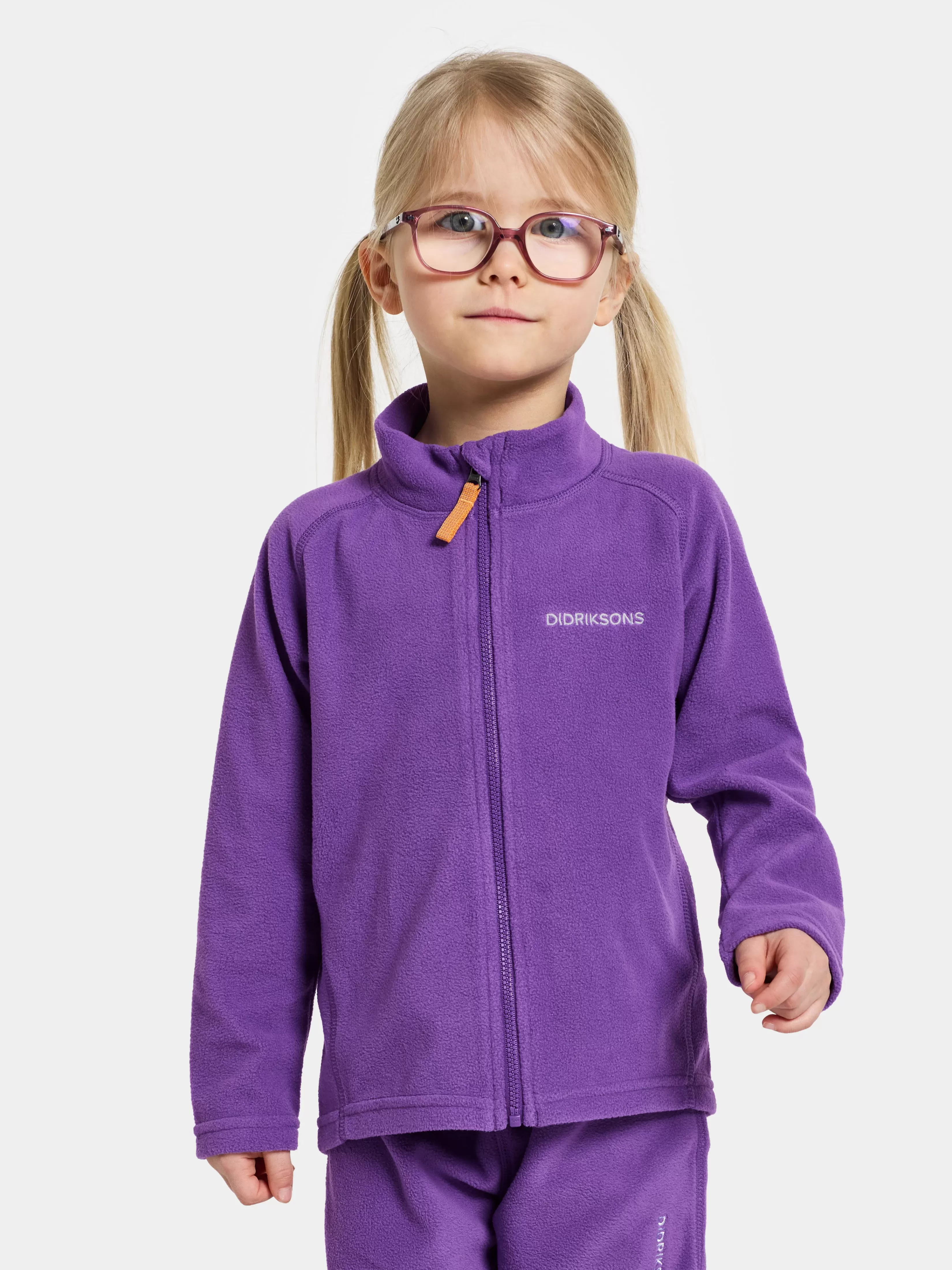 Didriksons Monte Kids' Full-Zip>Barn Fleecegensere & Mellomlag