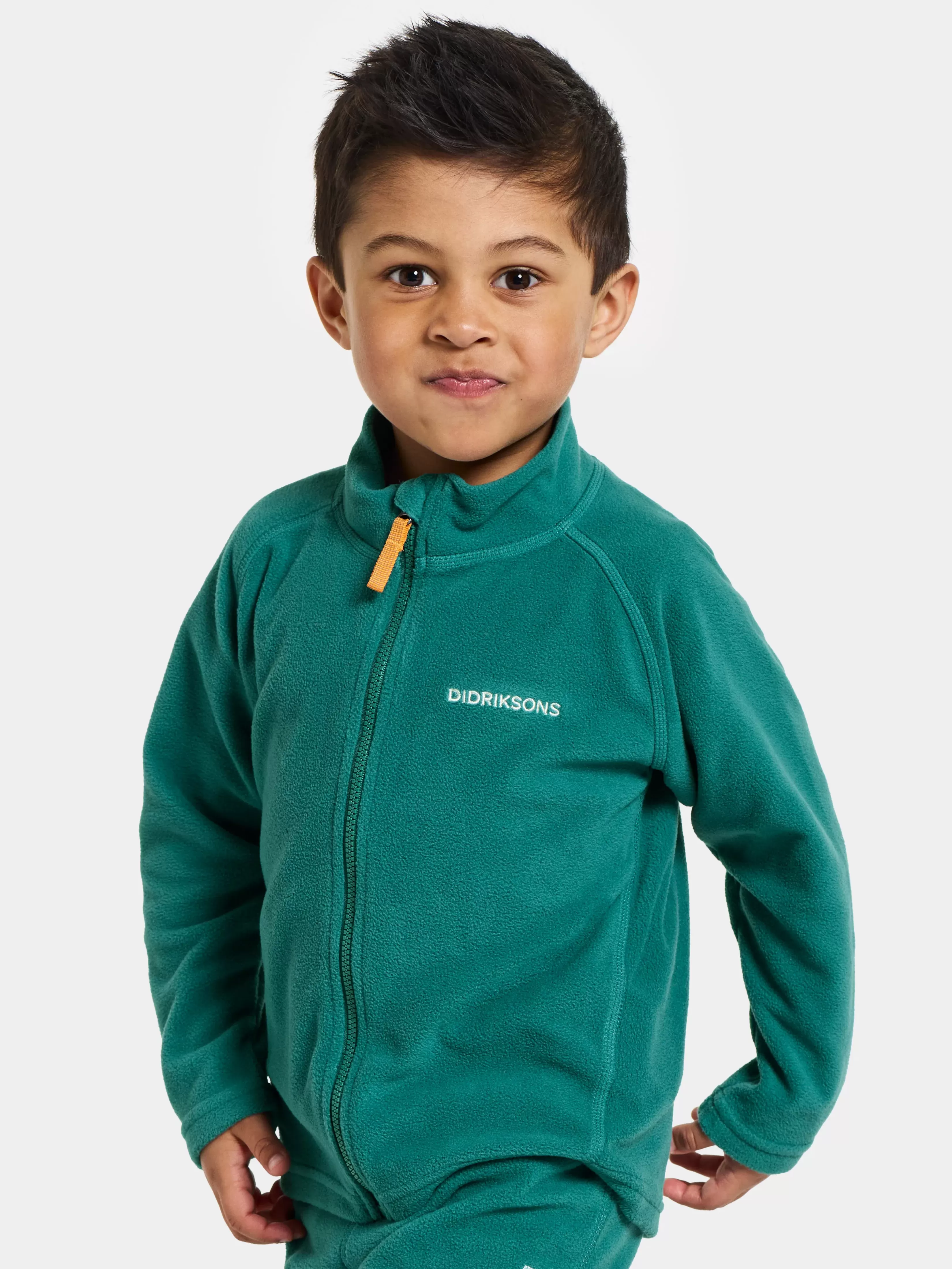 Didriksons Monte Kids' Full-Zip>Barn Fleecegensere & Mellomlag