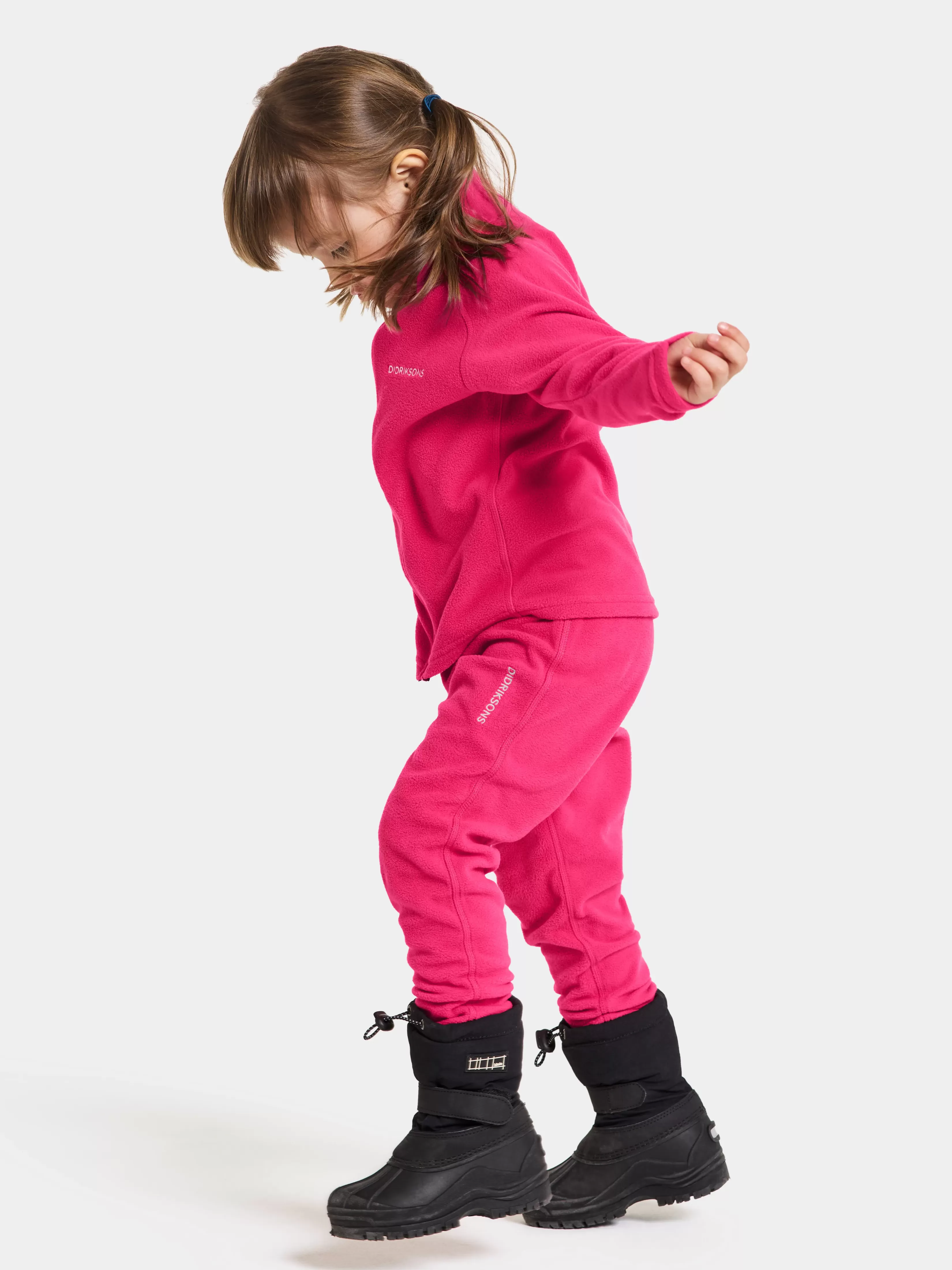 Didriksons Monte Kids' Full-Zip>Barn Fleecegensere & Mellomlag