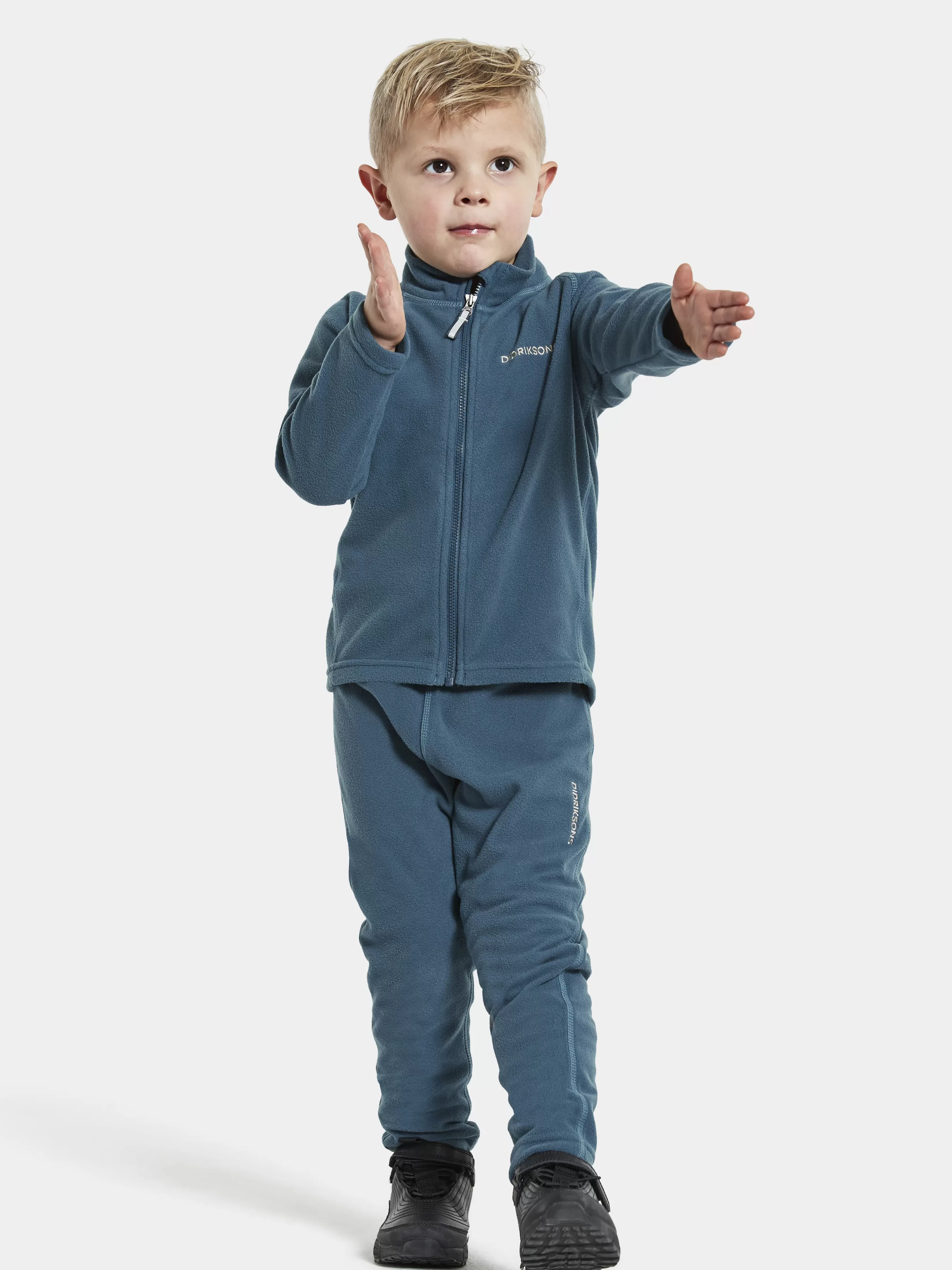 Didriksons Monte Kids' Full-Zip>Barn Fleecegensere & Mellomlag