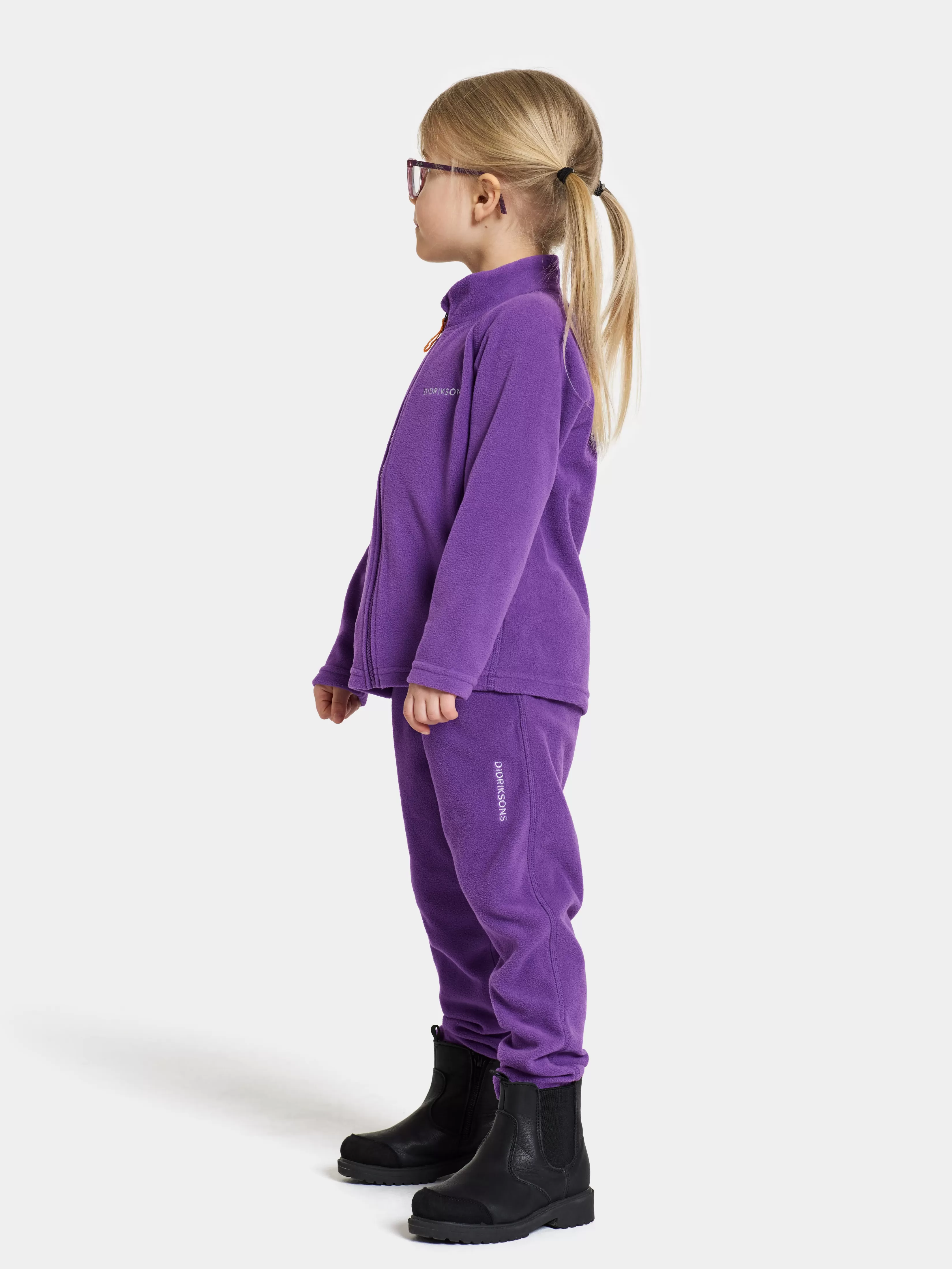 Didriksons Monte Kids' Full-Zip>Barn Fleecegensere & Mellomlag