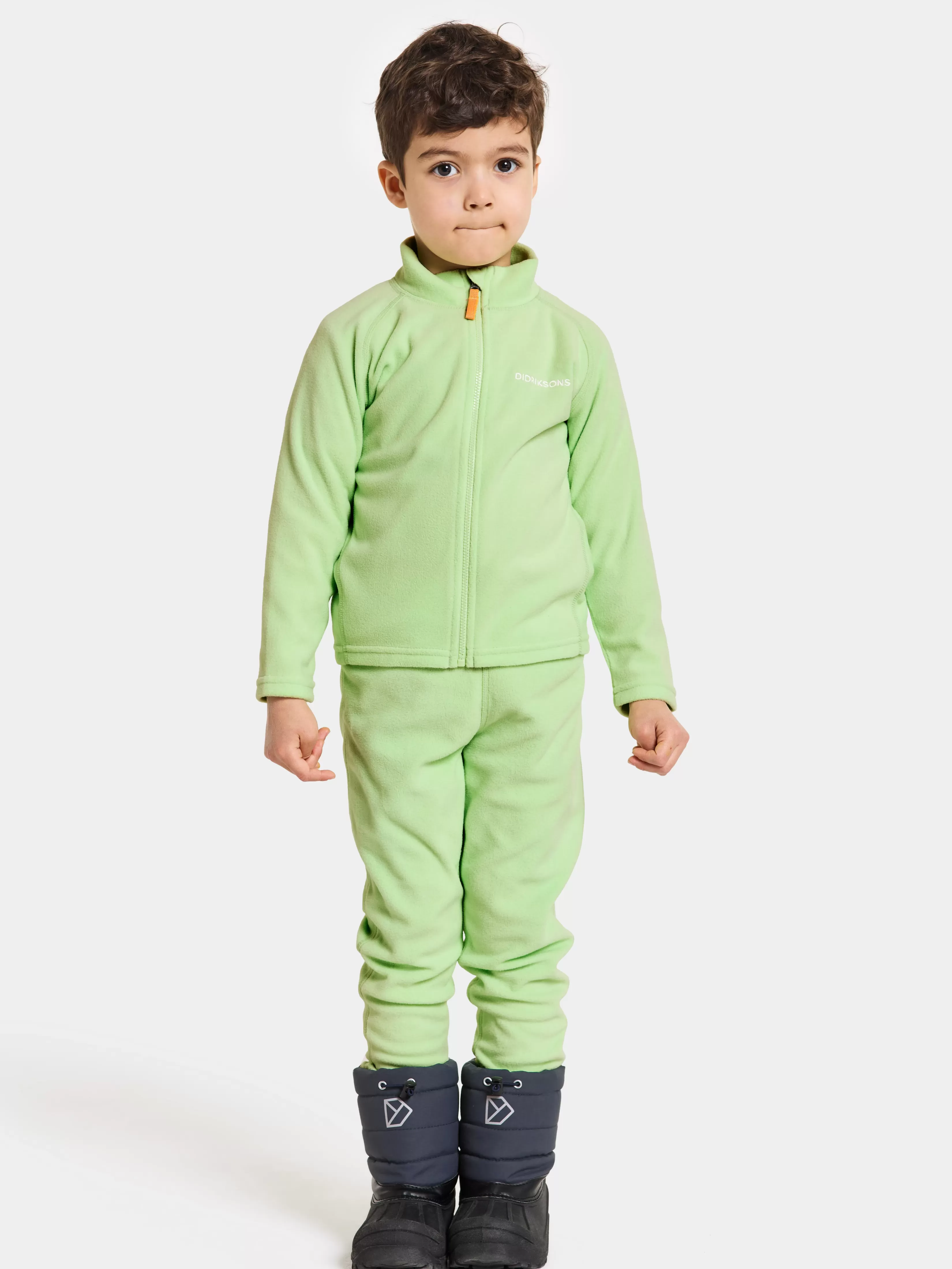 Didriksons Monte Kids' Full-Zip>Barn Fleecegensere & Mellomlag