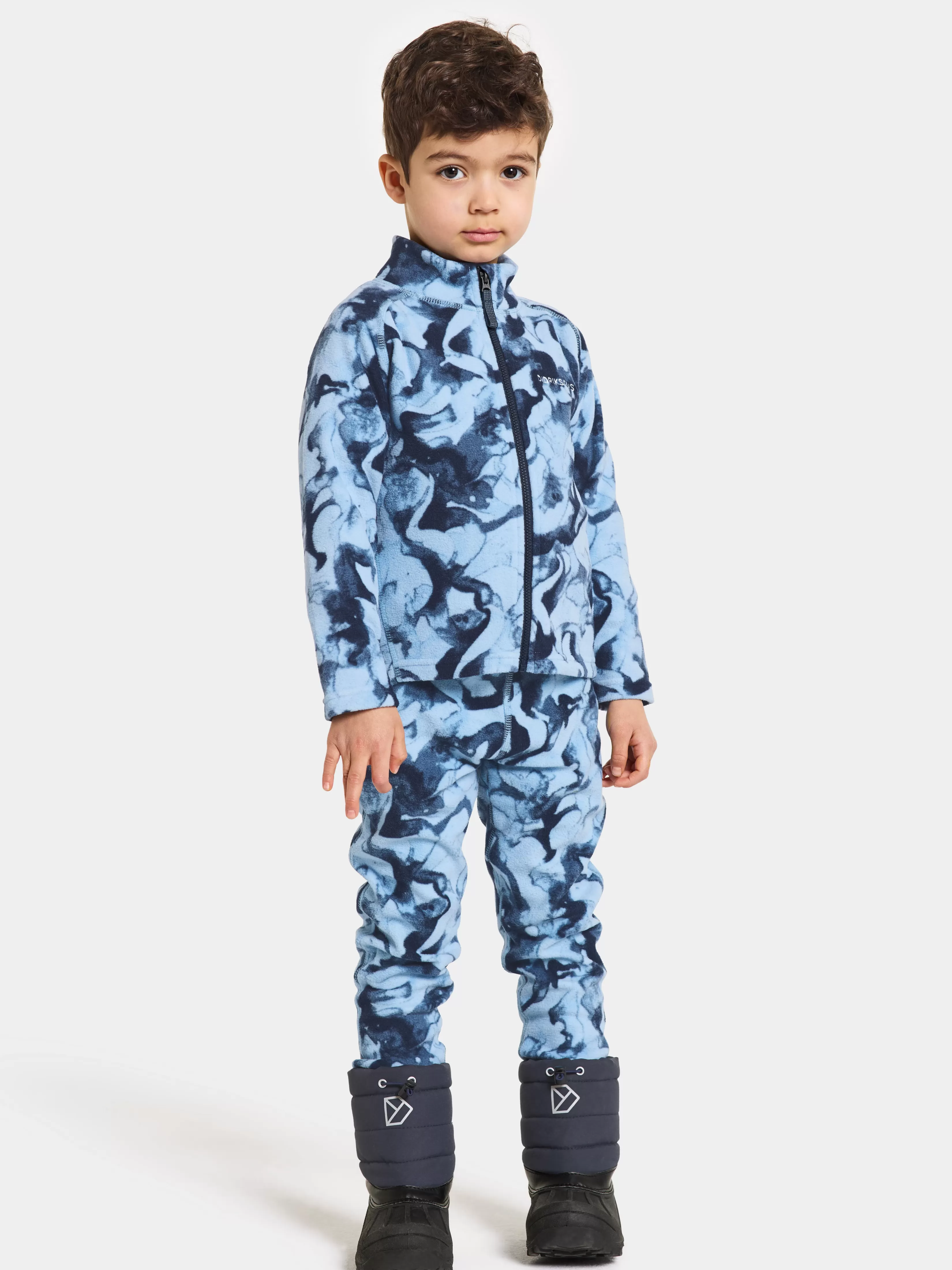 Didriksons Monte Kids' Pants Printed>Barn Joggebukser