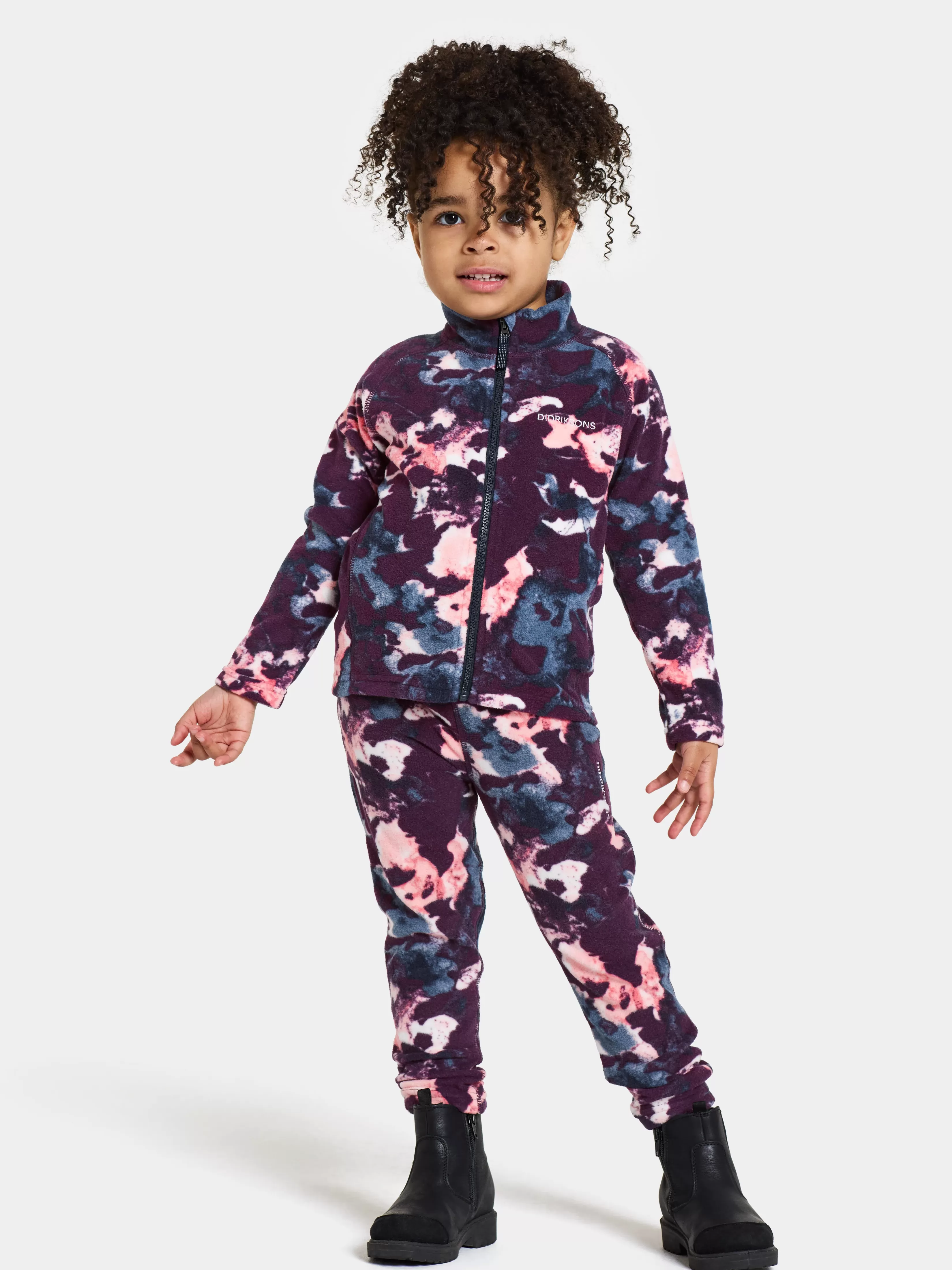 Didriksons Monte Kids' Pants Printed>Barn Joggebukser