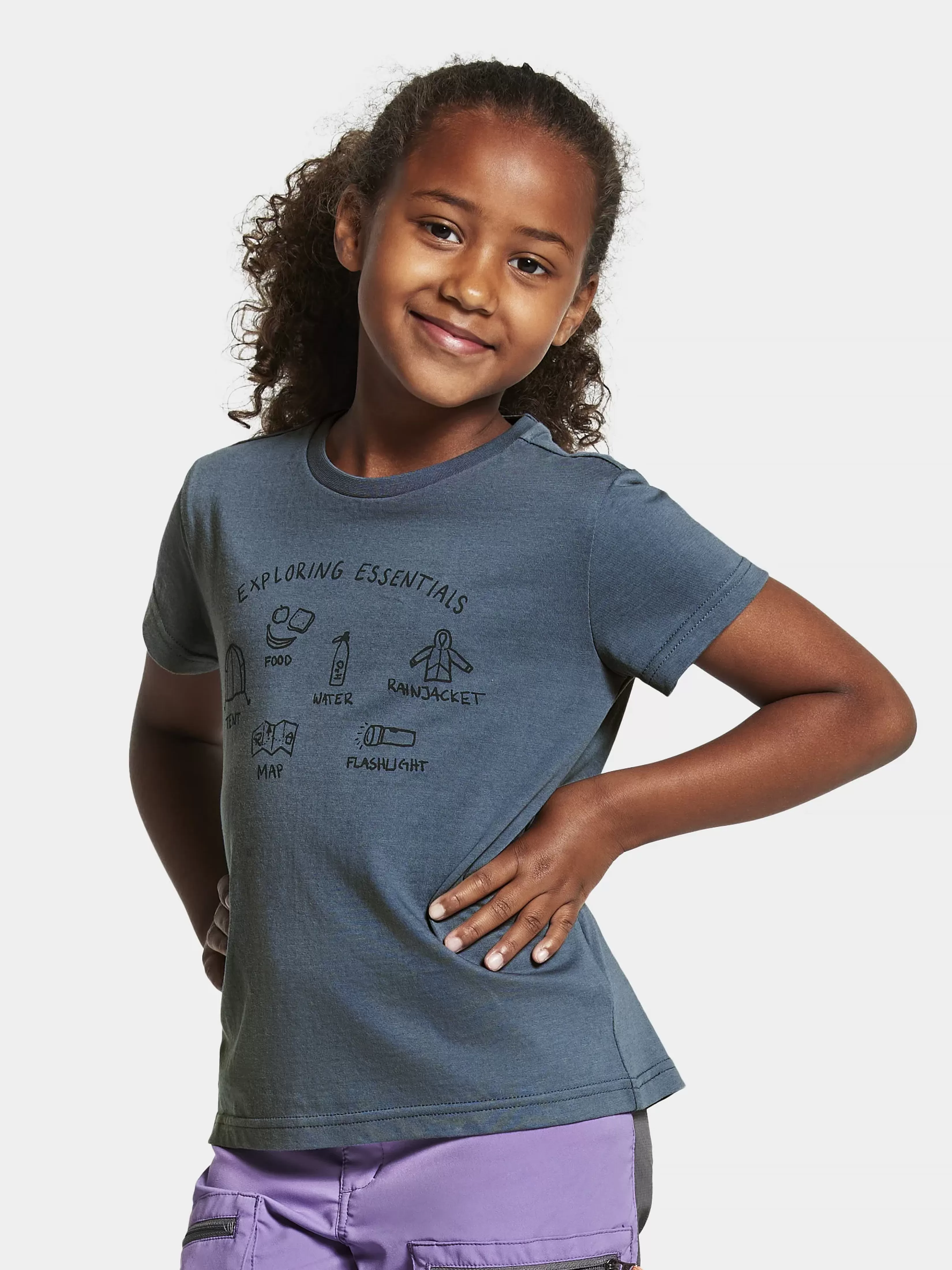 Didriksons Mynta Kids' Logo T-Shirt>Barn Gensere & T-Skjorter