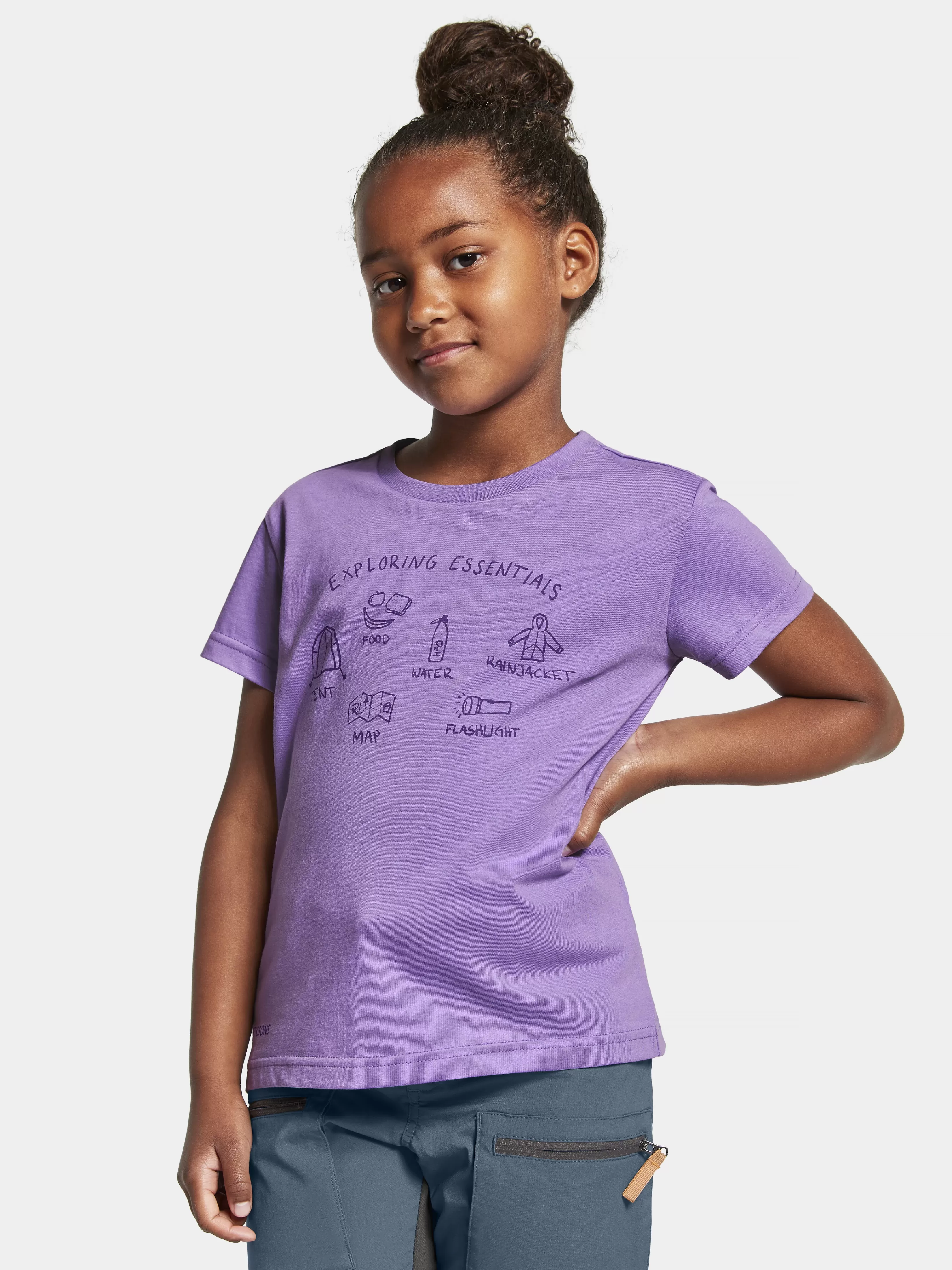 Didriksons Mynta Kids' Logo T-Shirt>Barn Gensere & T-Skjorter