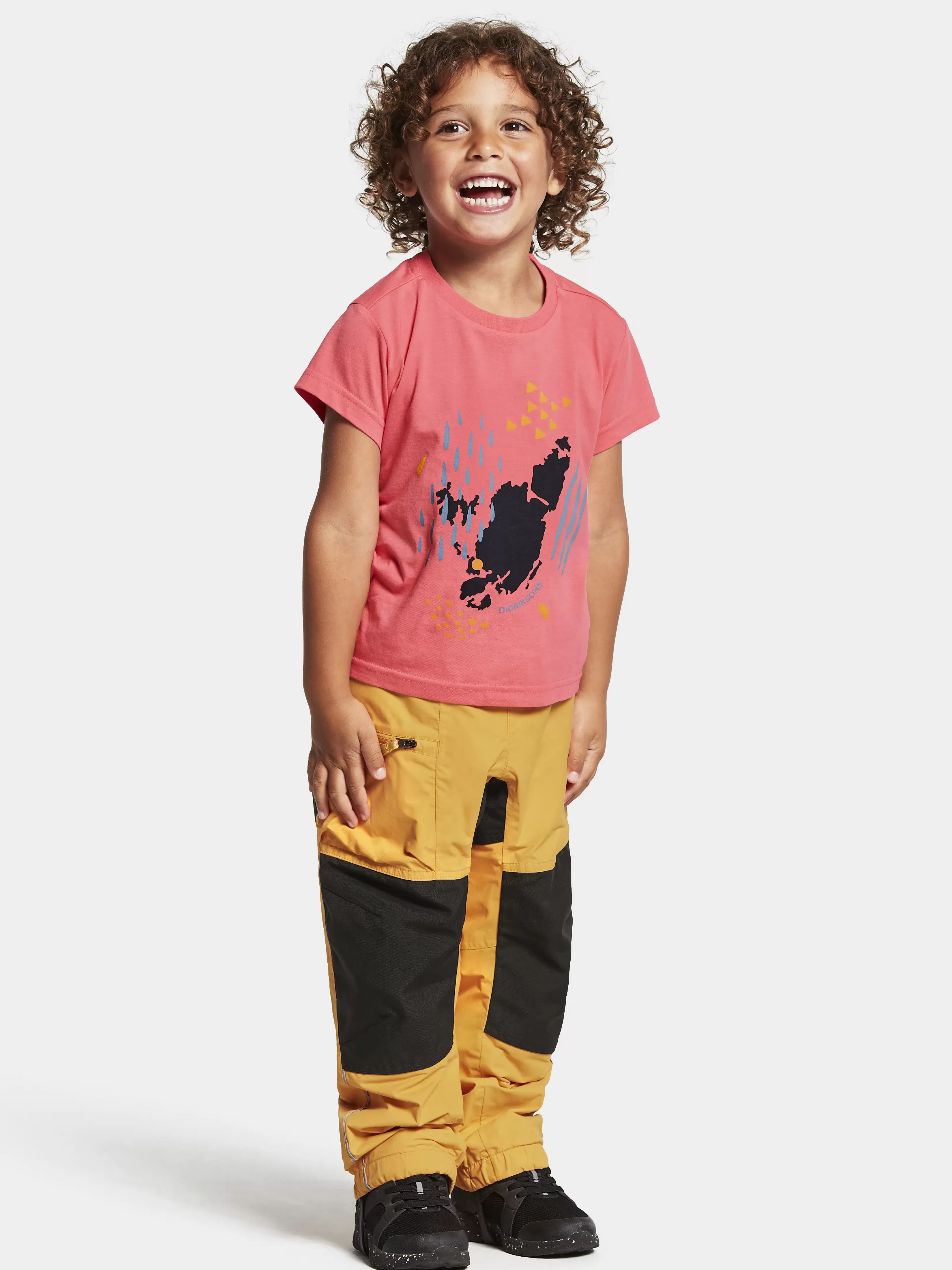 Didriksons Mynta Kids' Logo T-Shirt>Barn Gensere & T-Skjorter