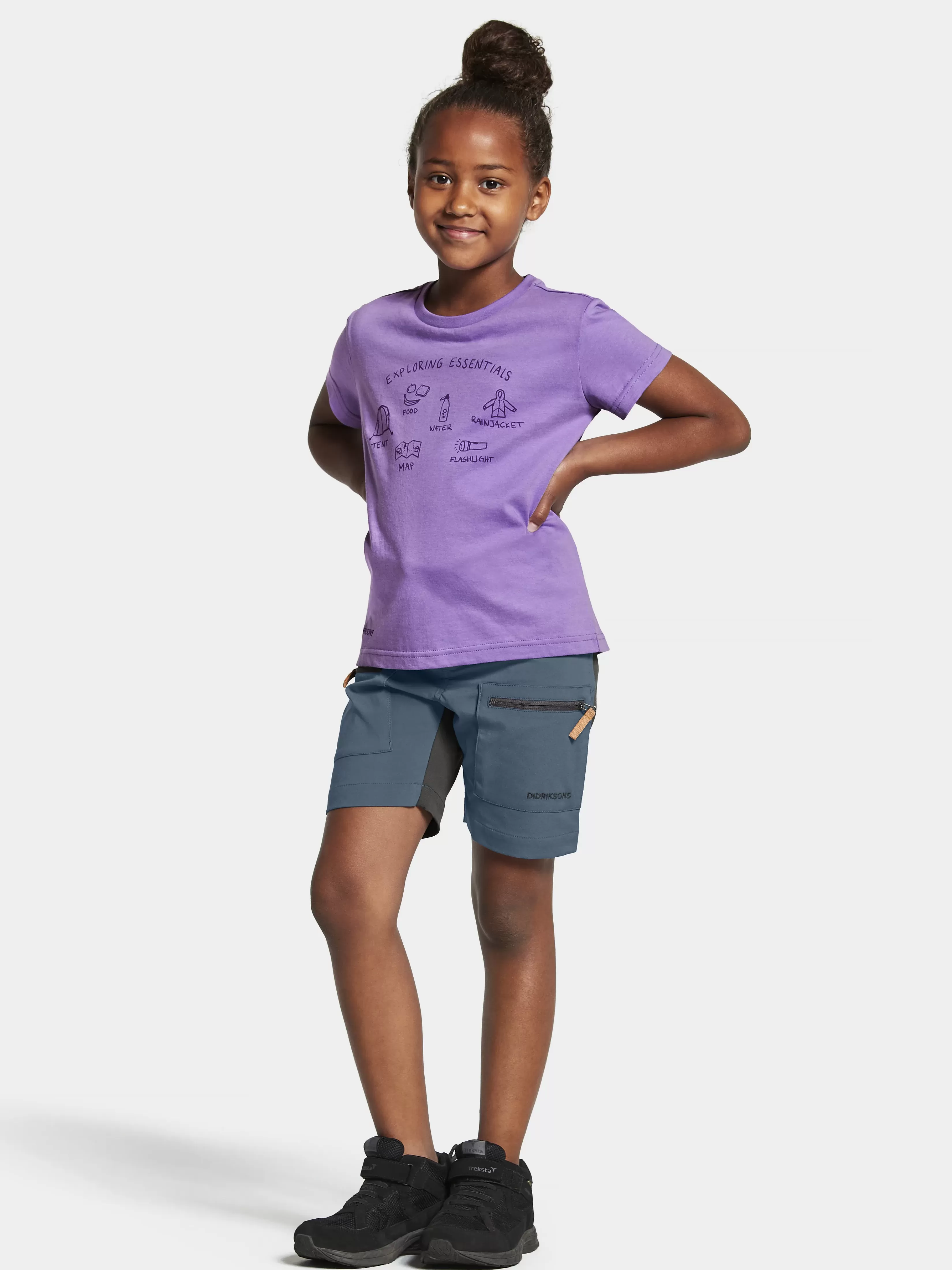 Didriksons Mynta Kids' Logo T-Shirt>Barn Gensere & T-Skjorter