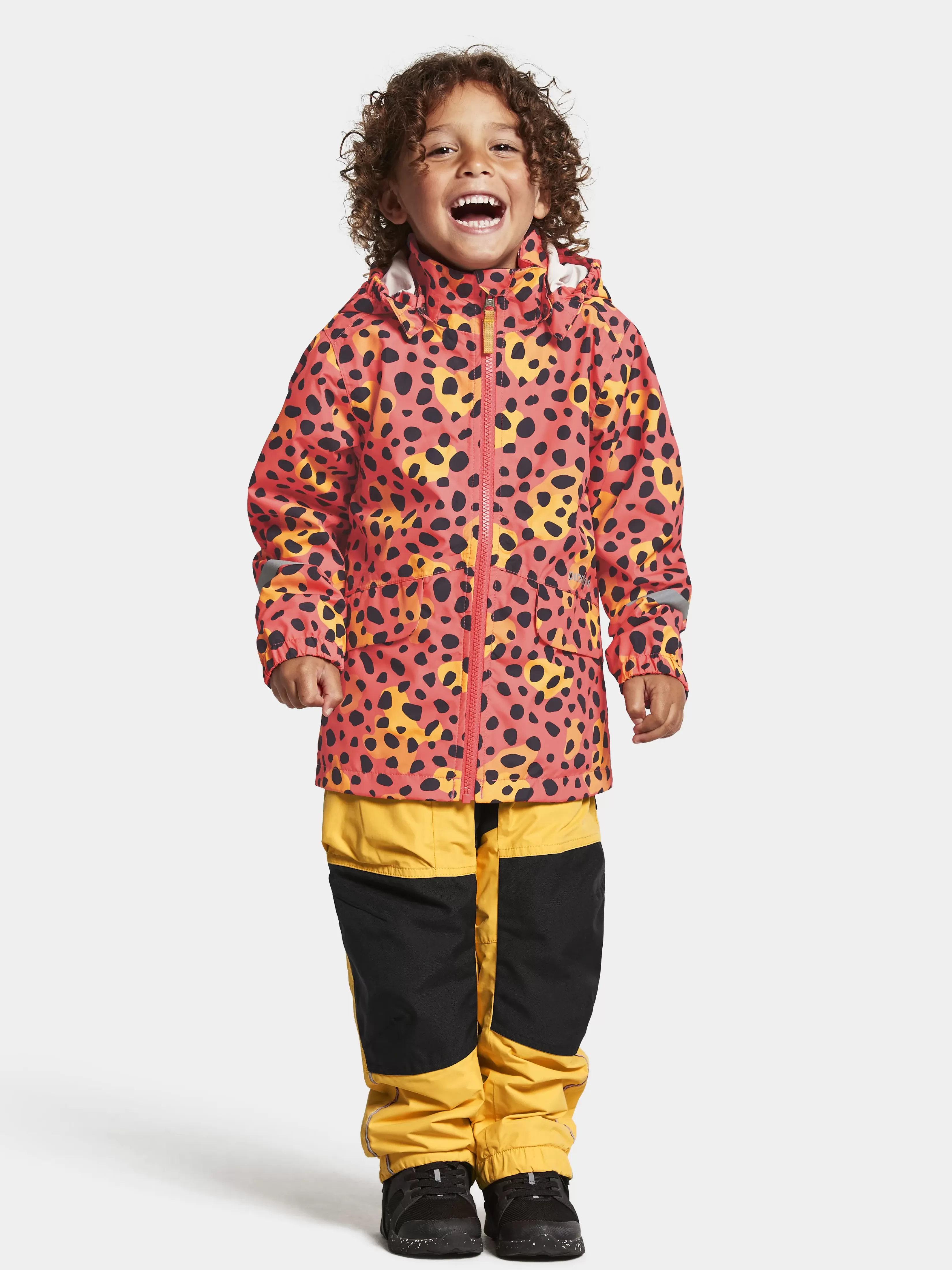 Didriksons Norma Printed Kids' Jacket>Barn Varjakker