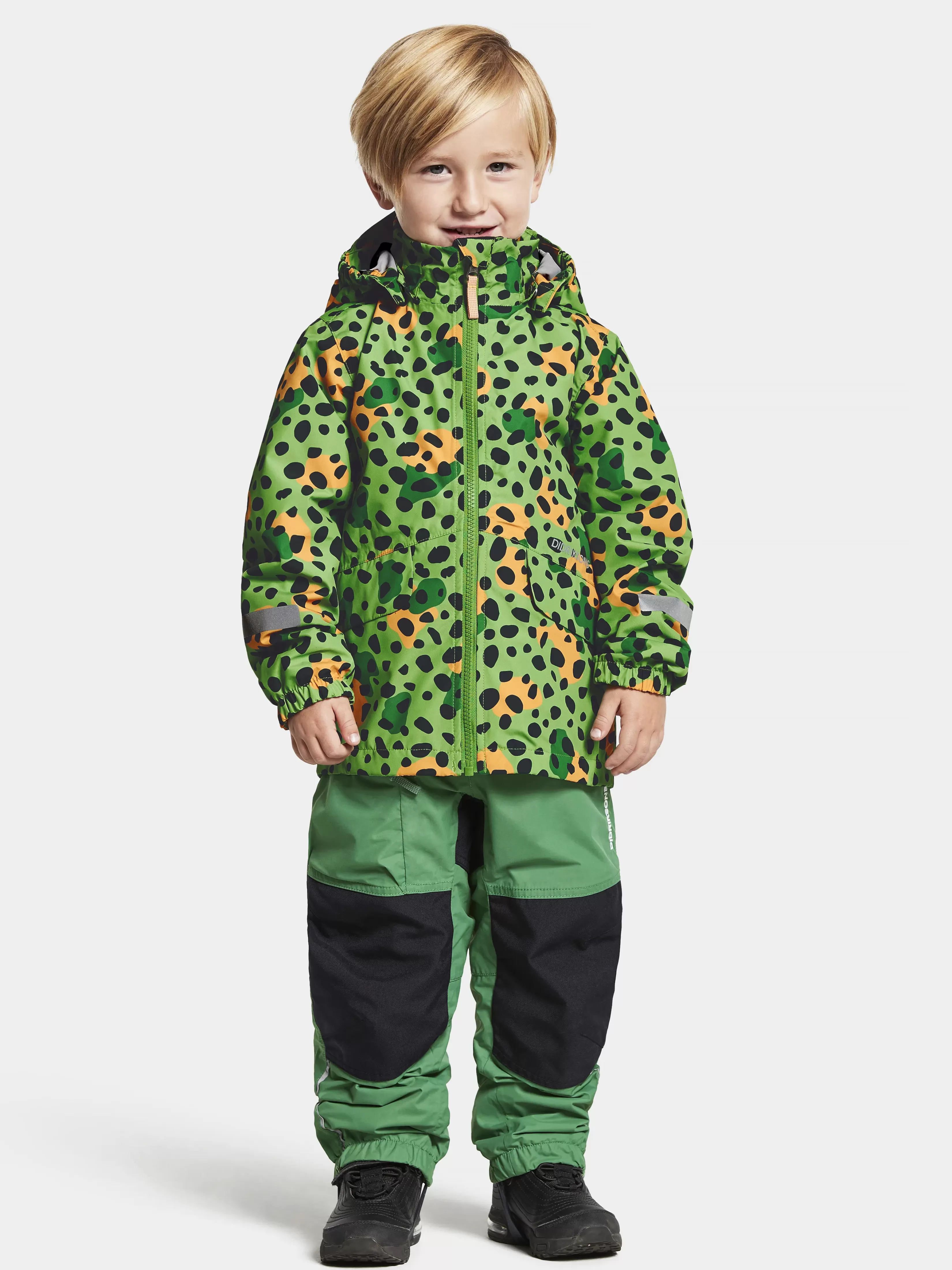 Didriksons Norma Printed Kids' Jacket>Barn Varjakker