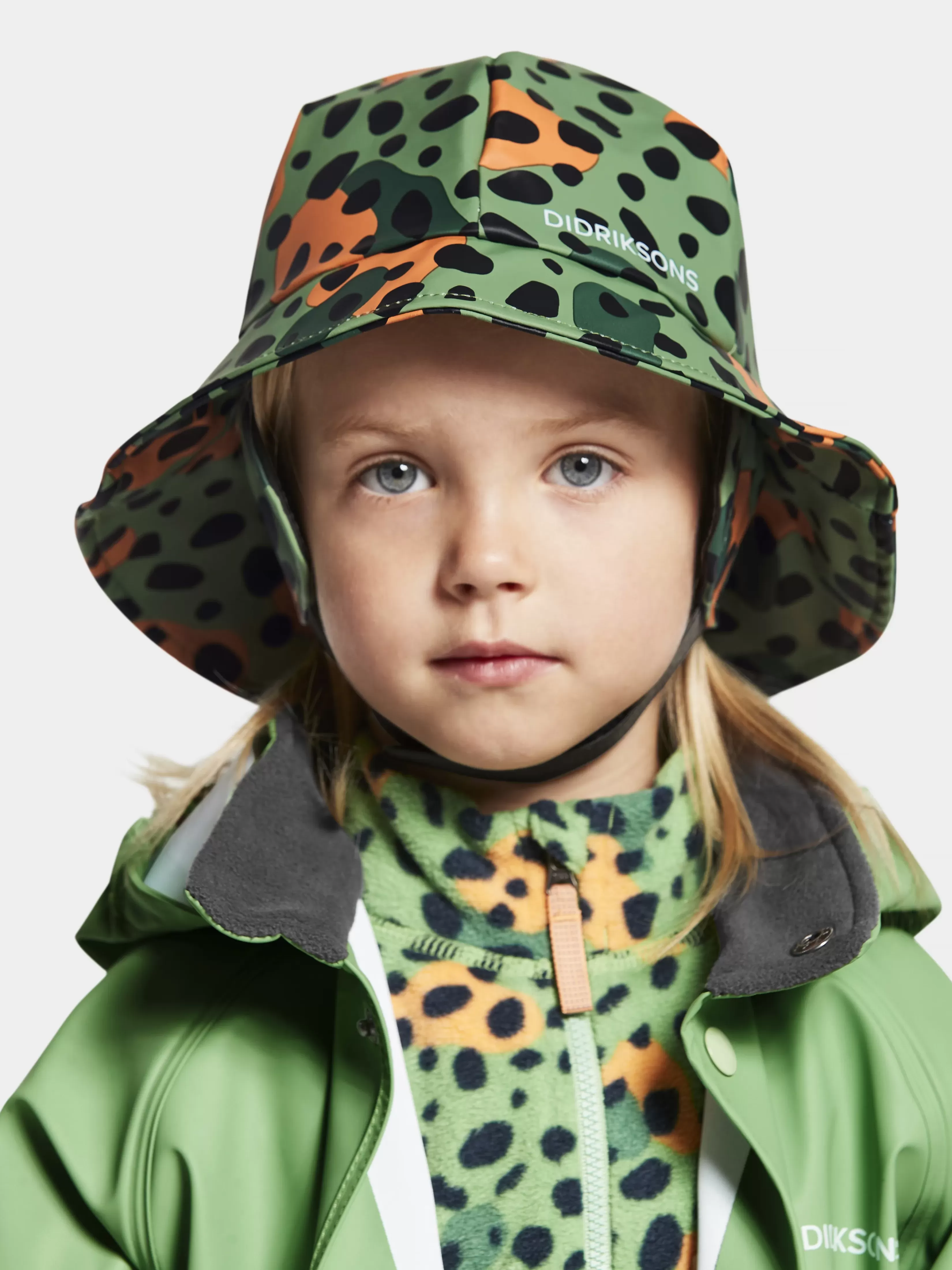 Didriksons Southwest Printed Kids' Hat Galon®>Barn Sydvest & Regnhatt