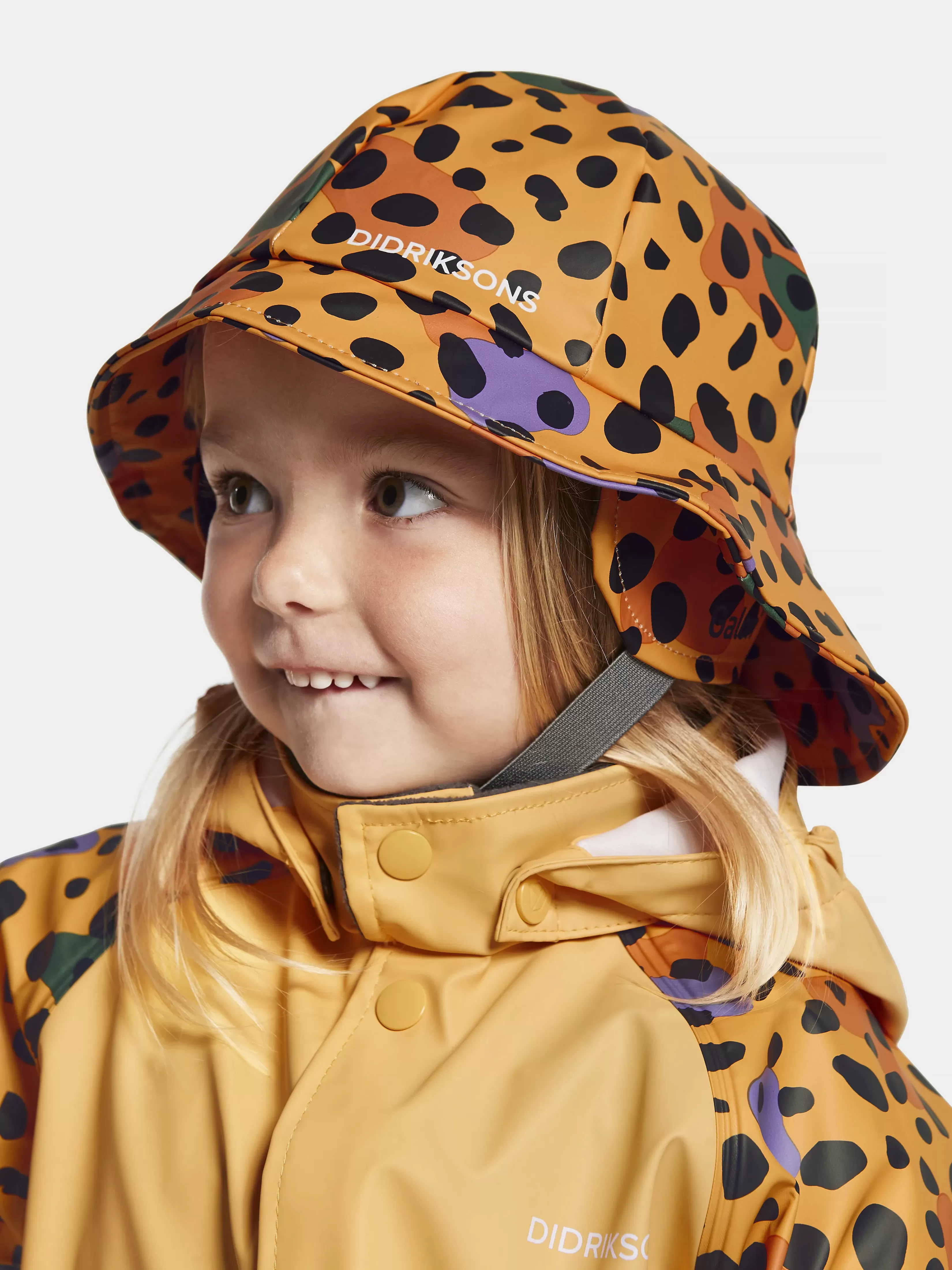 Didriksons Southwest Printed Kids' Hat Galon®>Barn Sydvest & Regnhatt