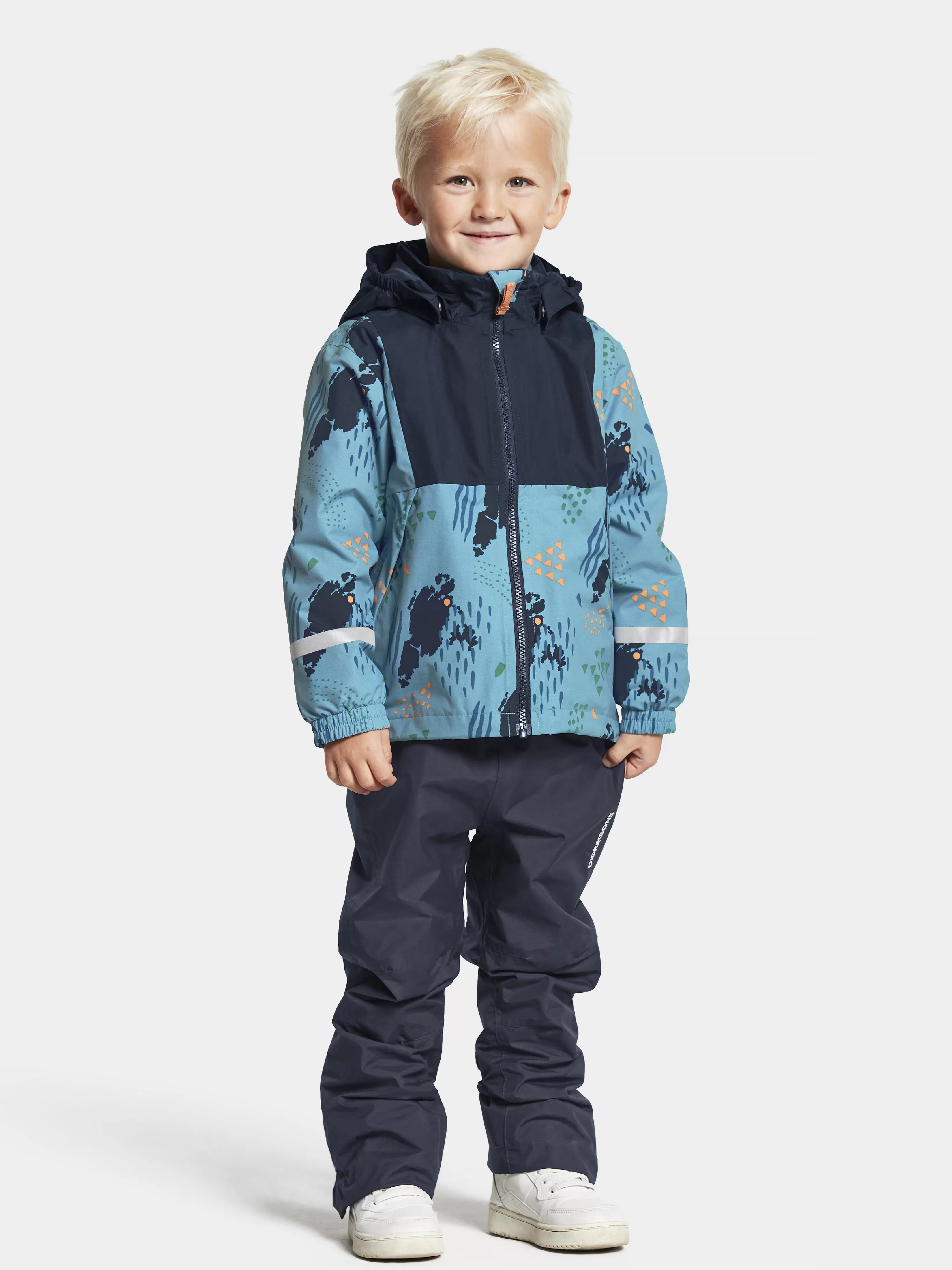 Didriksons Stormhatt Printed Kids' Jacket>Barn Varjakker