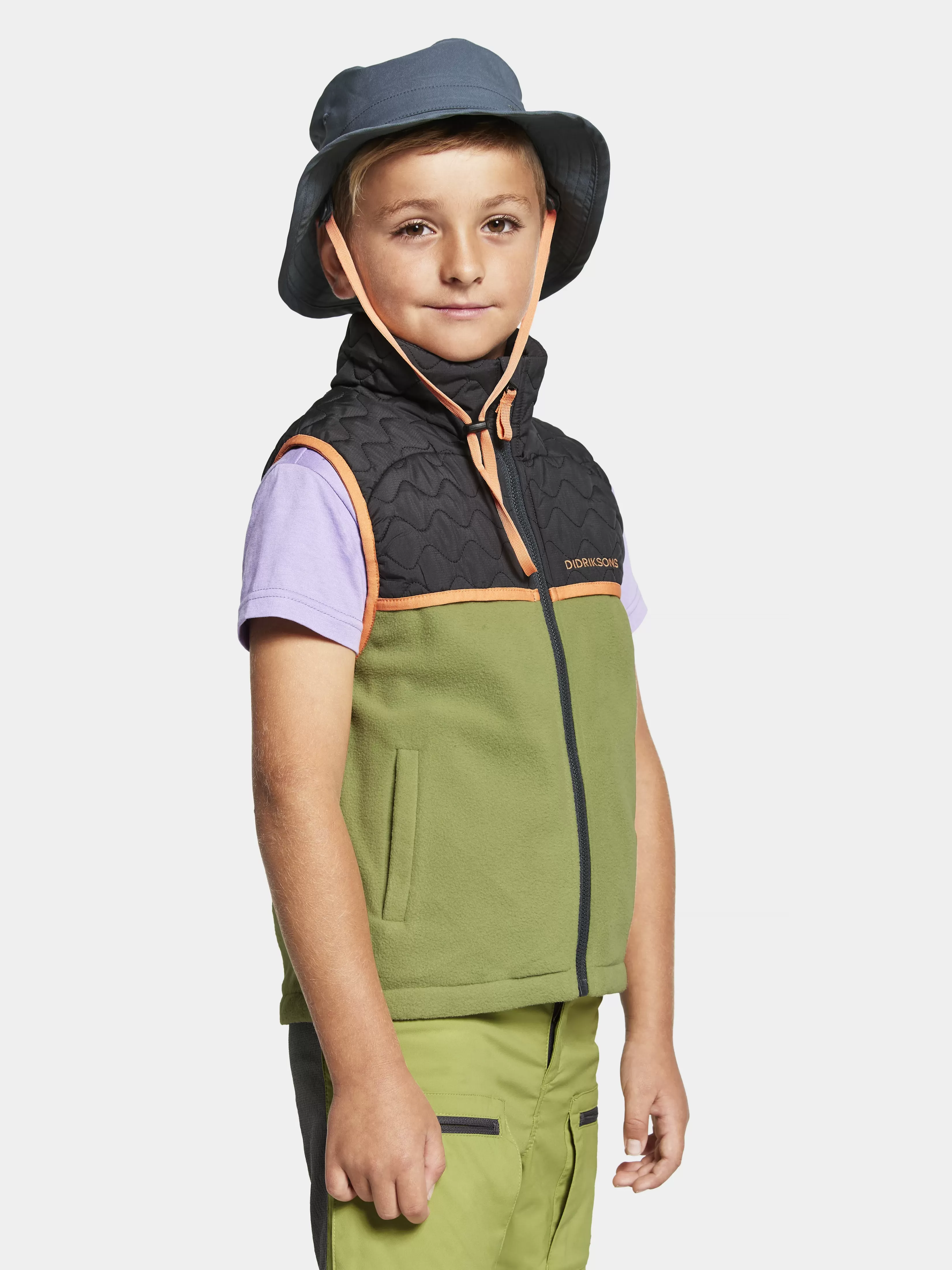 Didriksons Tistel Kids' Vest>Barn Vester