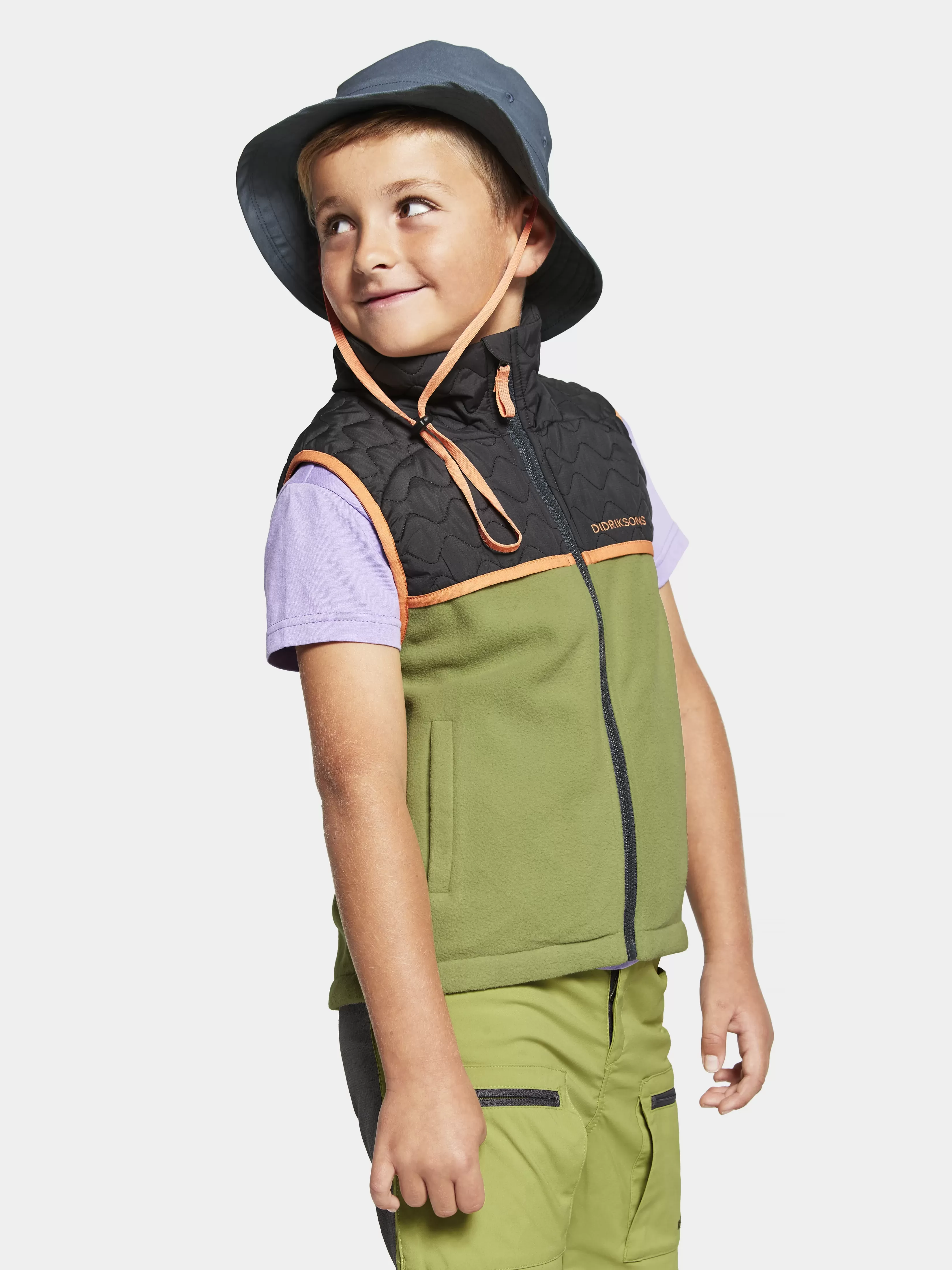 Didriksons Tistel Kids' Vest>Barn Vester