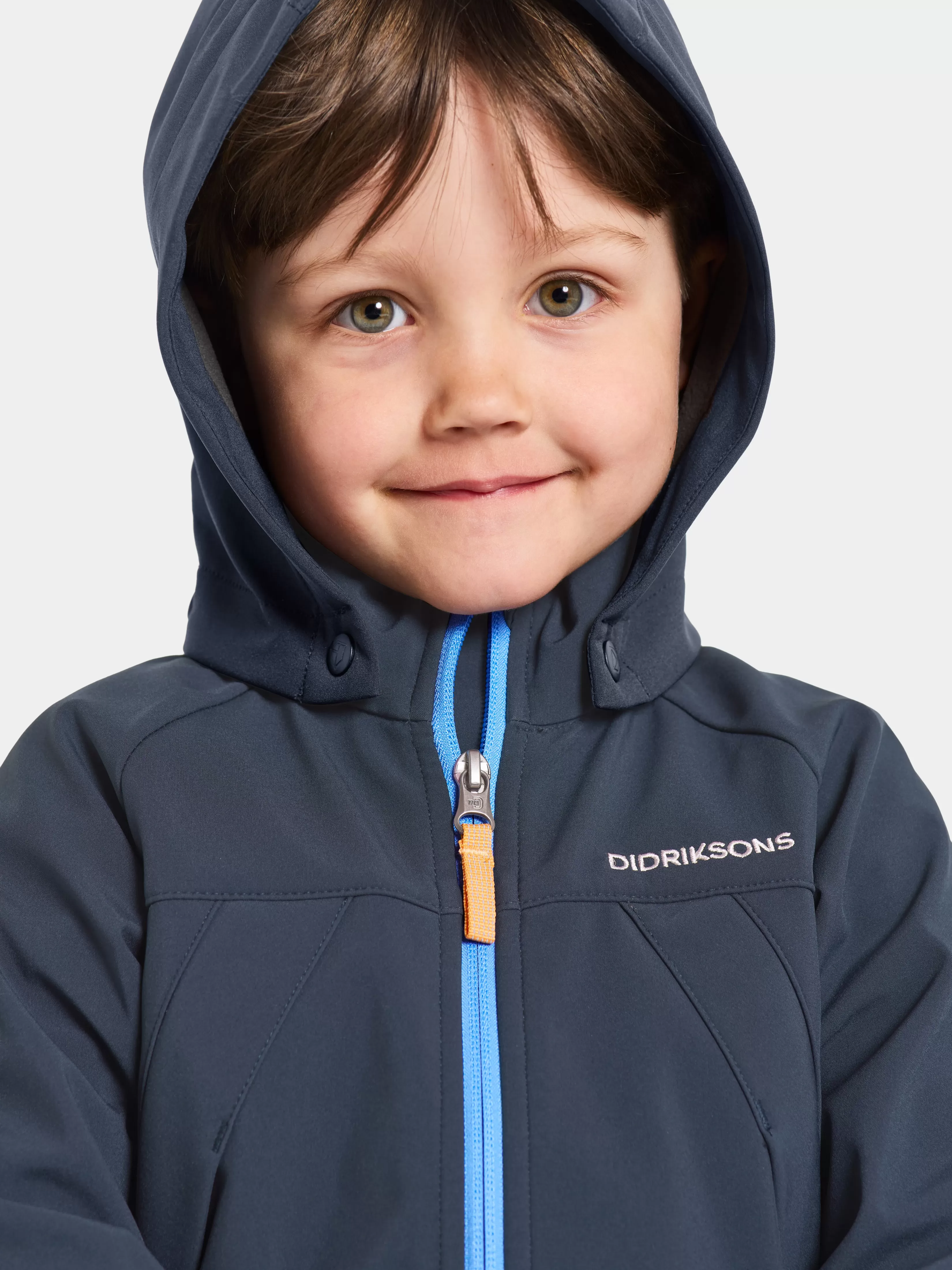 Didriksons Troel Kids' Jacket>Barn Softshell-Jakker