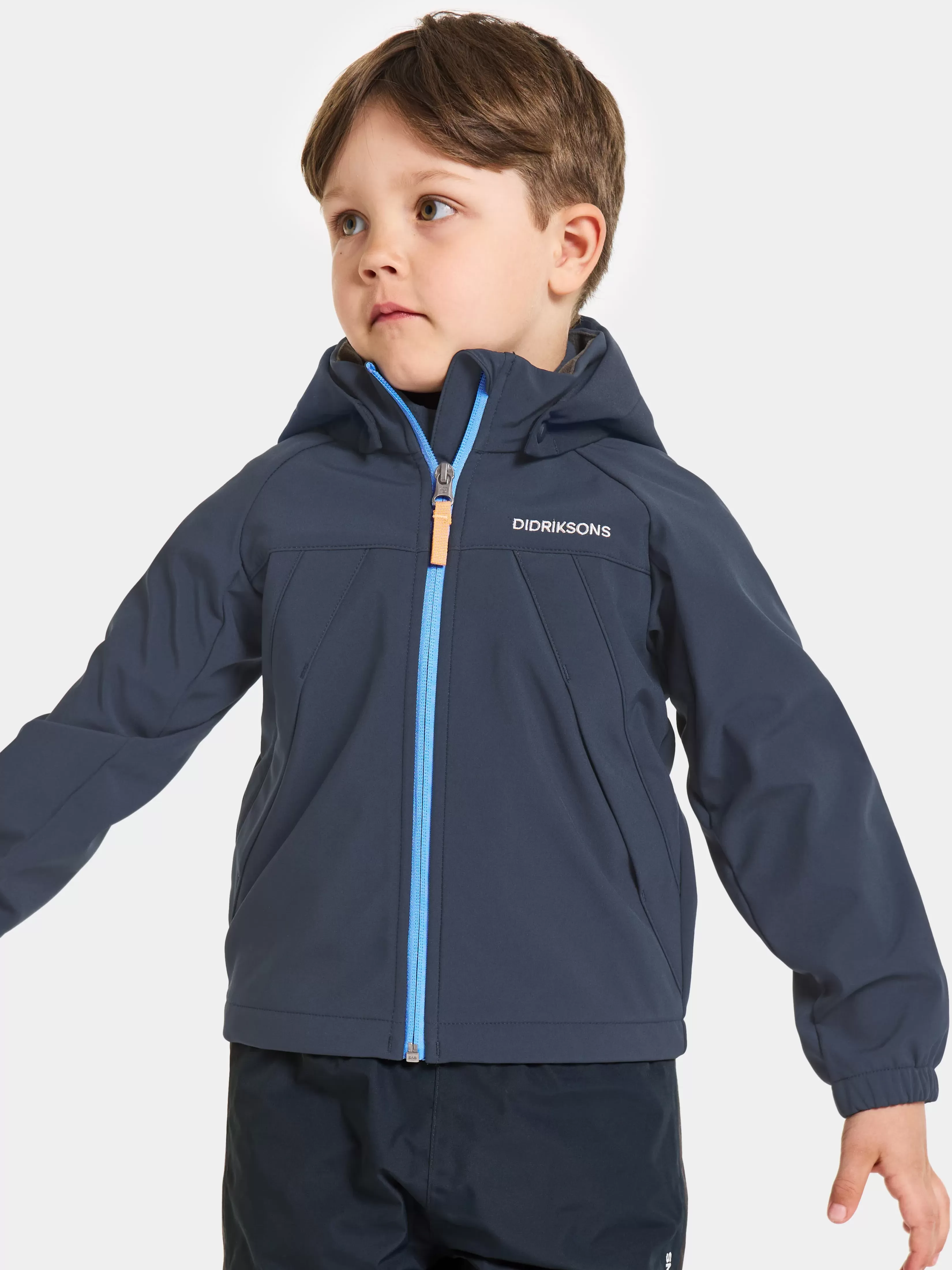 Didriksons Troel Kids' Jacket>Barn Softshell-Jakker